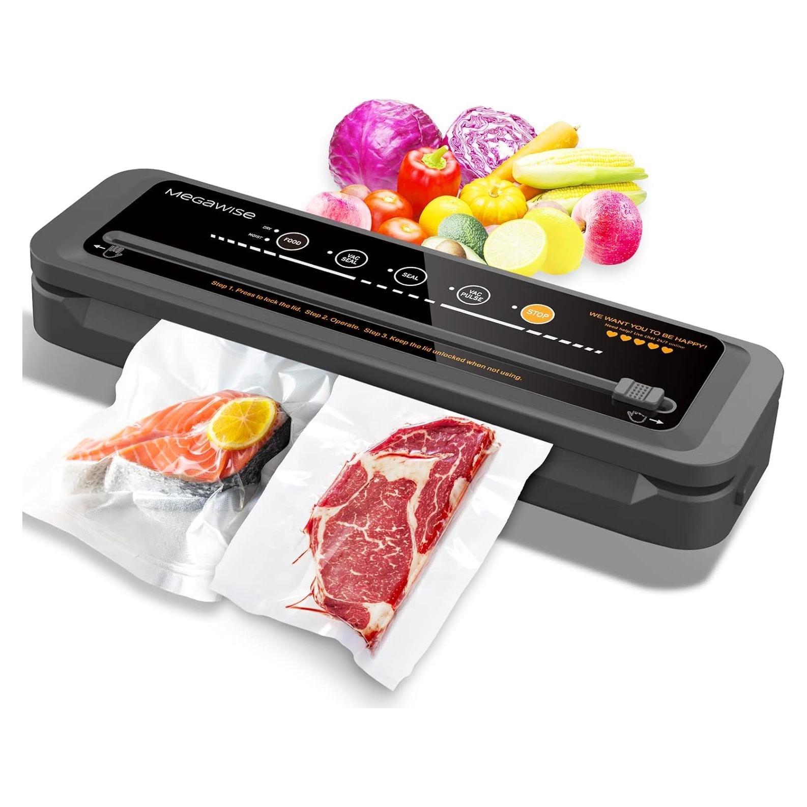 Máquina Selladora al Vacío MegaWise 80kPa Automática Compacta