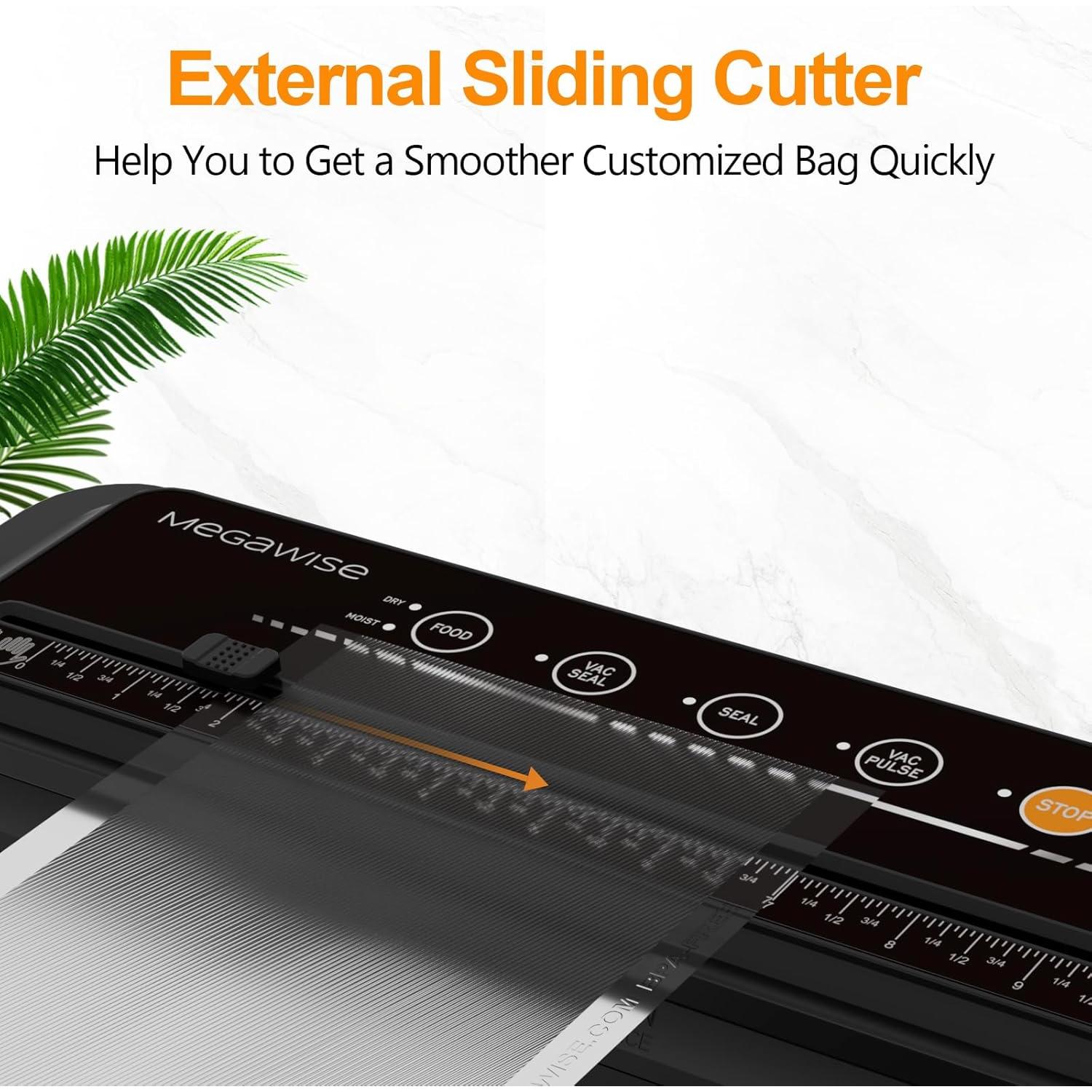 Máquina Selladora al Vacío MegaWise 80kPa Automática Compacta