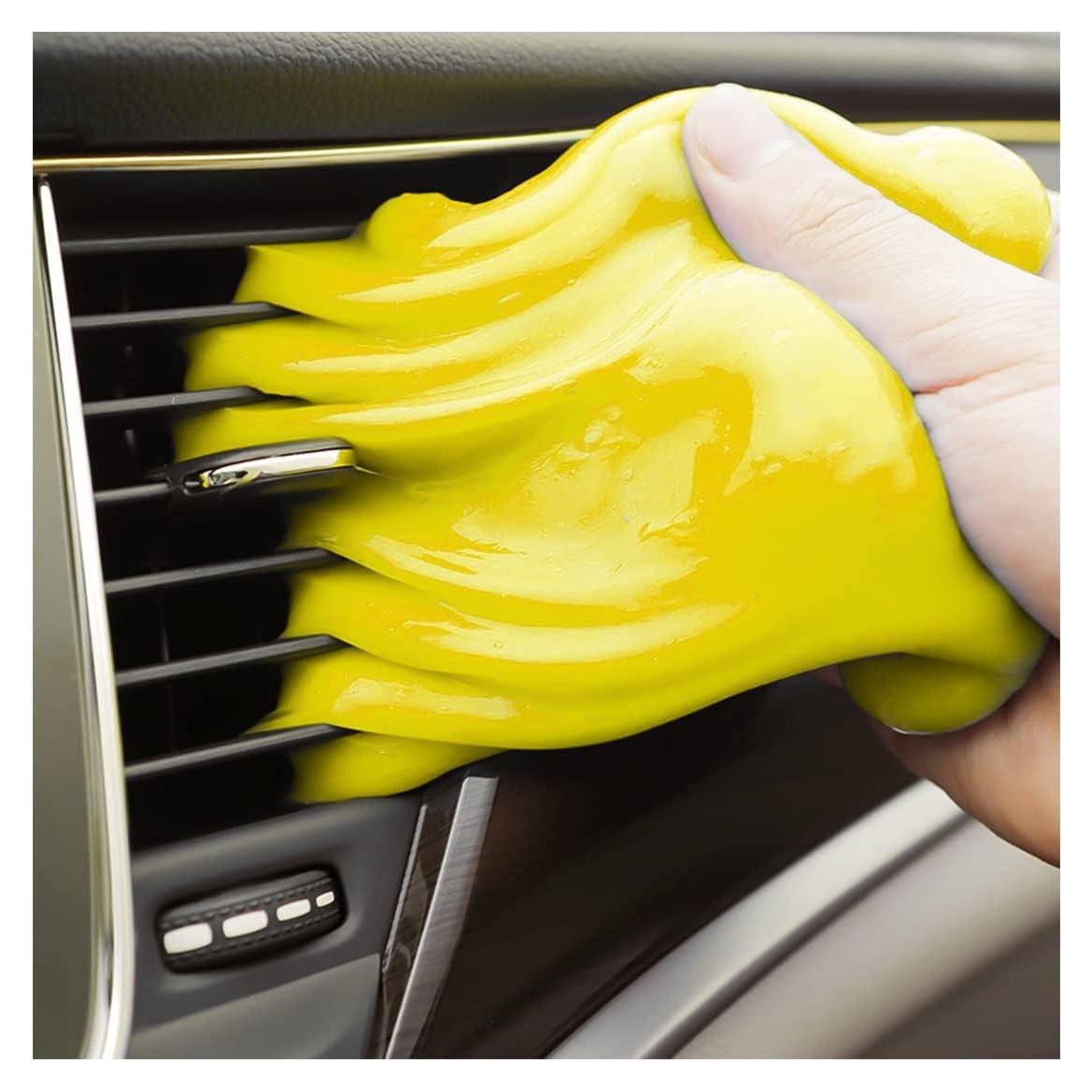 Gel de limpieza Moly Magnolia para automóviles y teclados - Amarillo