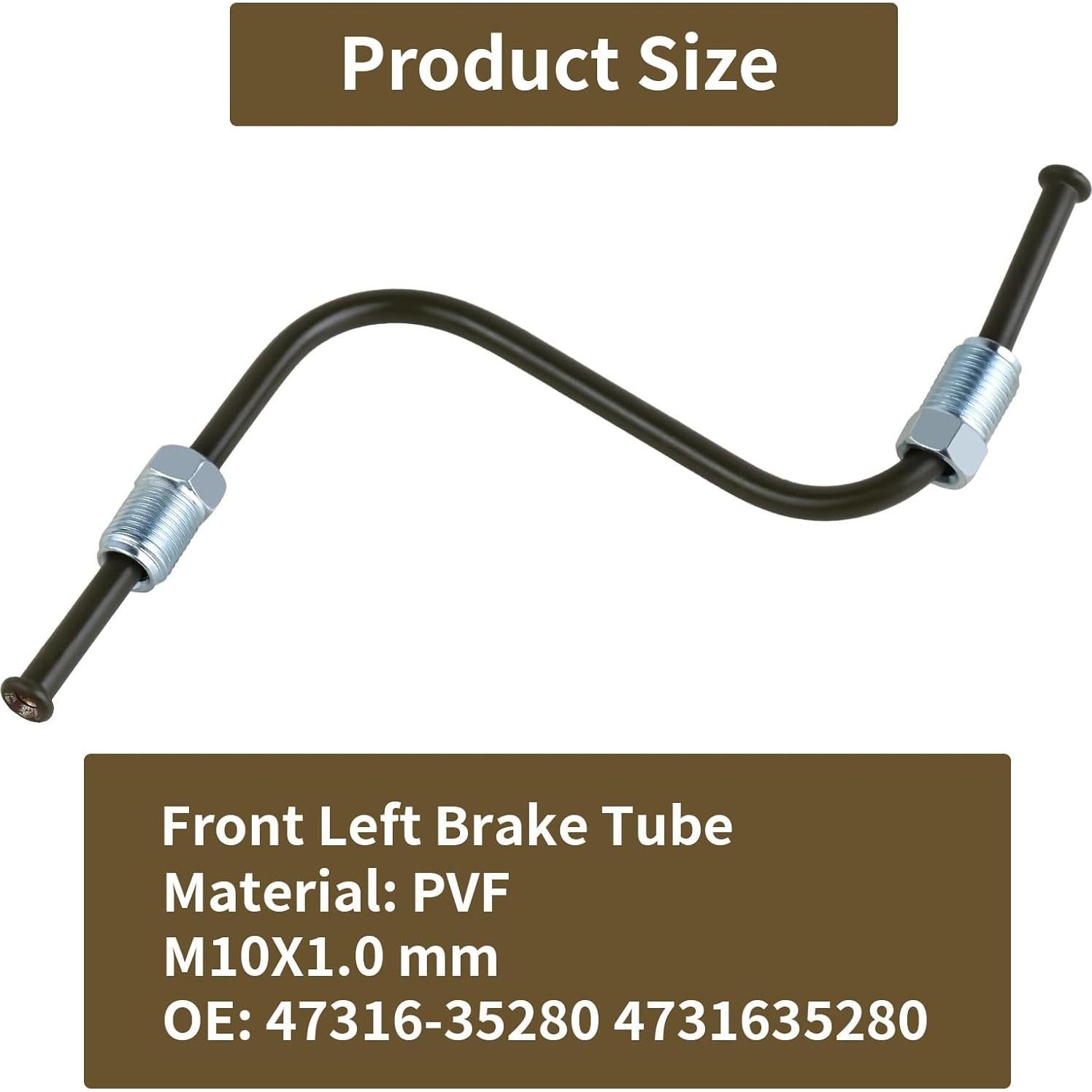 Tubería de Freno Delantera MuHize 47316-35280 para Toyota