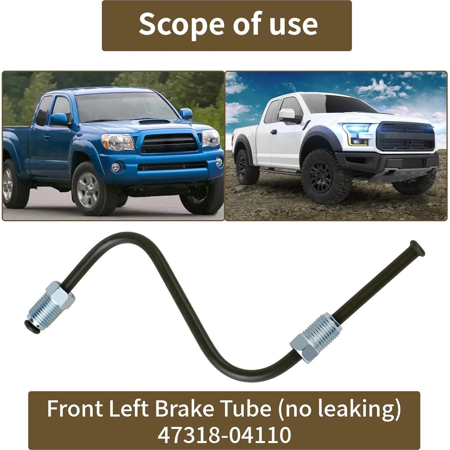 Tubería de Freno Delantera MuHize 47316-35280 para Toyota