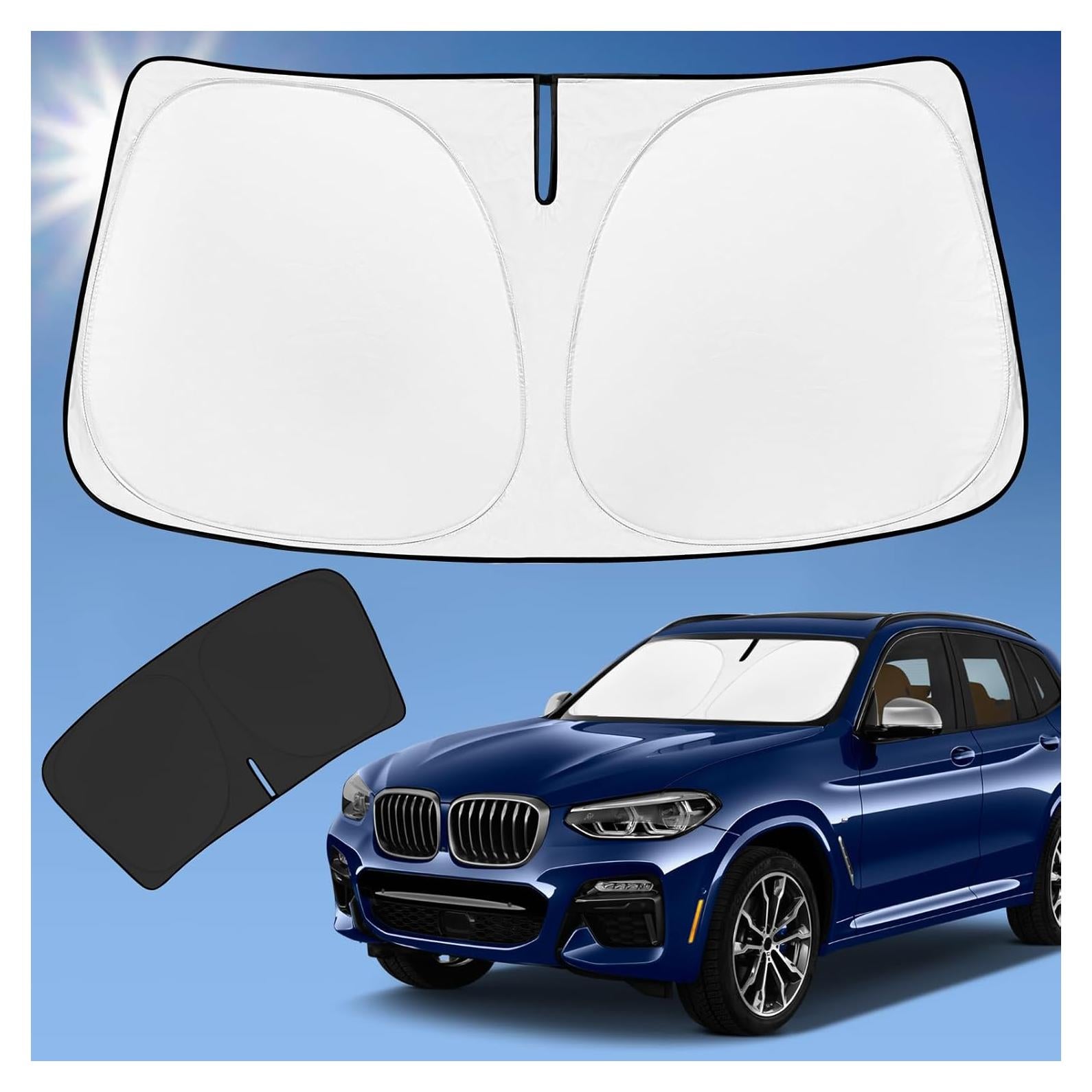Sombra Solar ZOIBV para BMW X3 2018-2024, 4 Capas UV