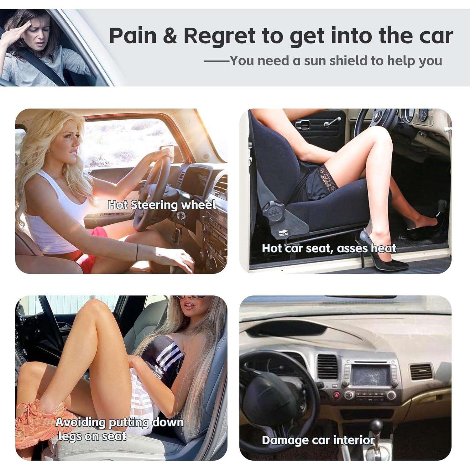 Sombra Solar ZOIBV para BMW X3 2018-2024, 4 Capas UV