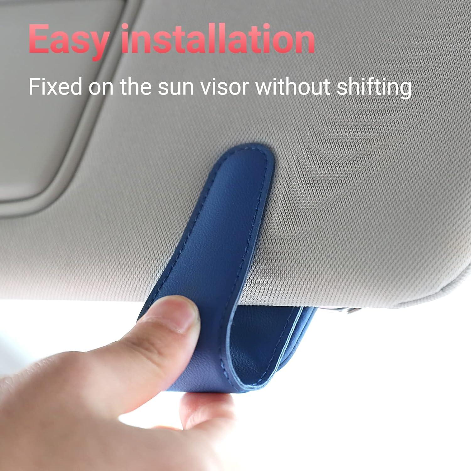 Soporte de Gafas de Sol KanSmart para Visera de Coche - Azul