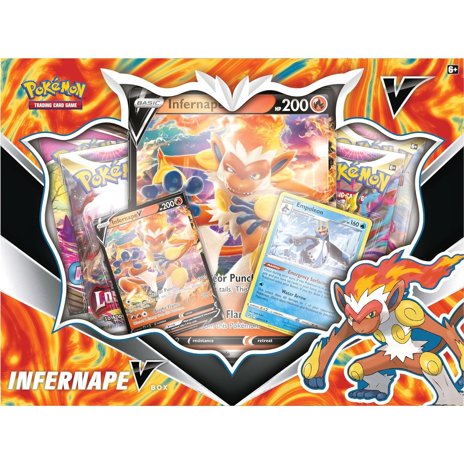 Caja de Cartas de Comercio Pokémon Infernape V - 2022
