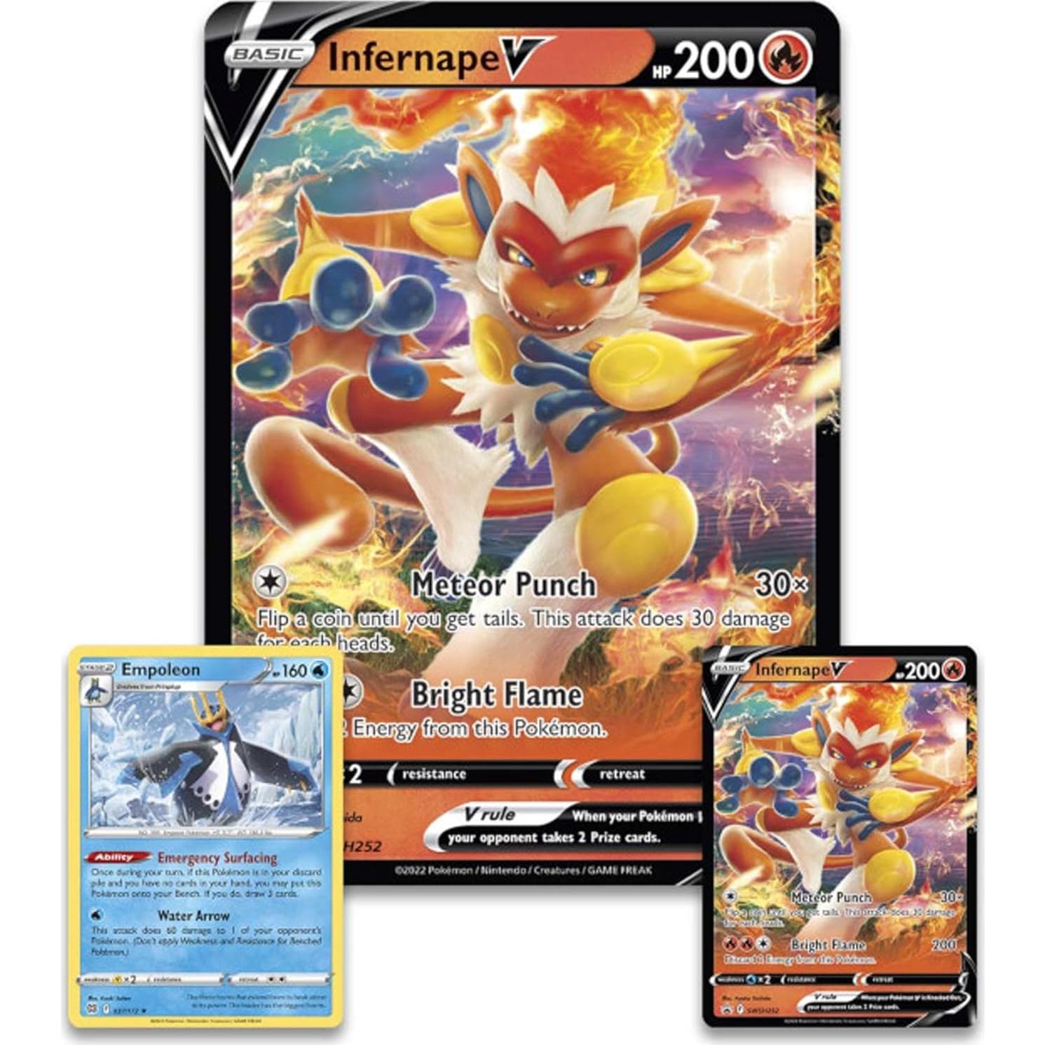 Caja de Cartas de Comercio Pokémon Infernape V - 2022
