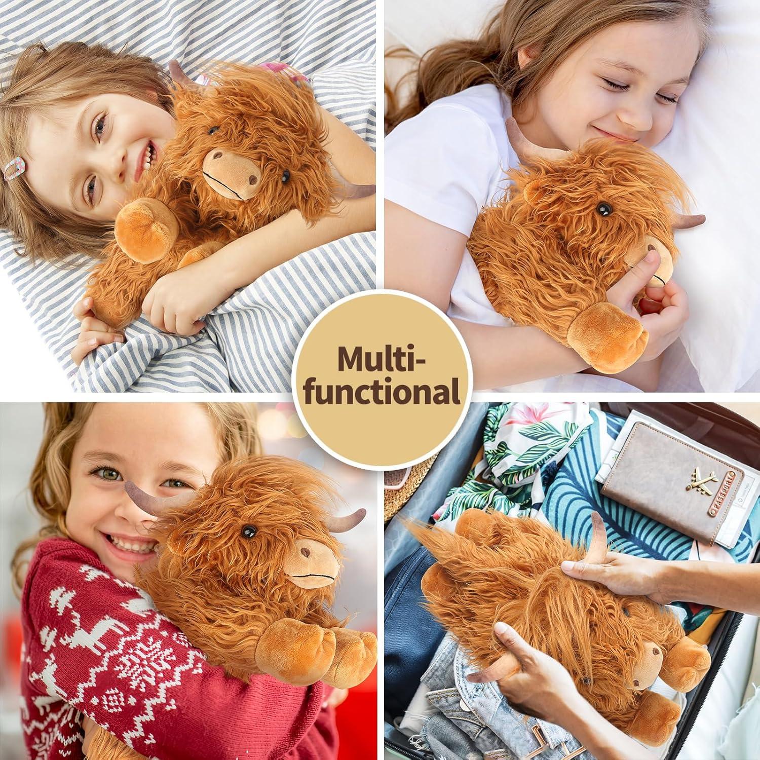 Almohadilla de Calentamiento de Peluche Cuckool Vaca 38cm