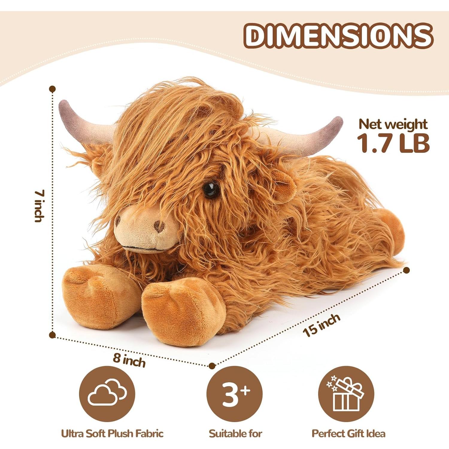 Almohadilla de Calentamiento de Peluche Cuckool Vaca 38cm