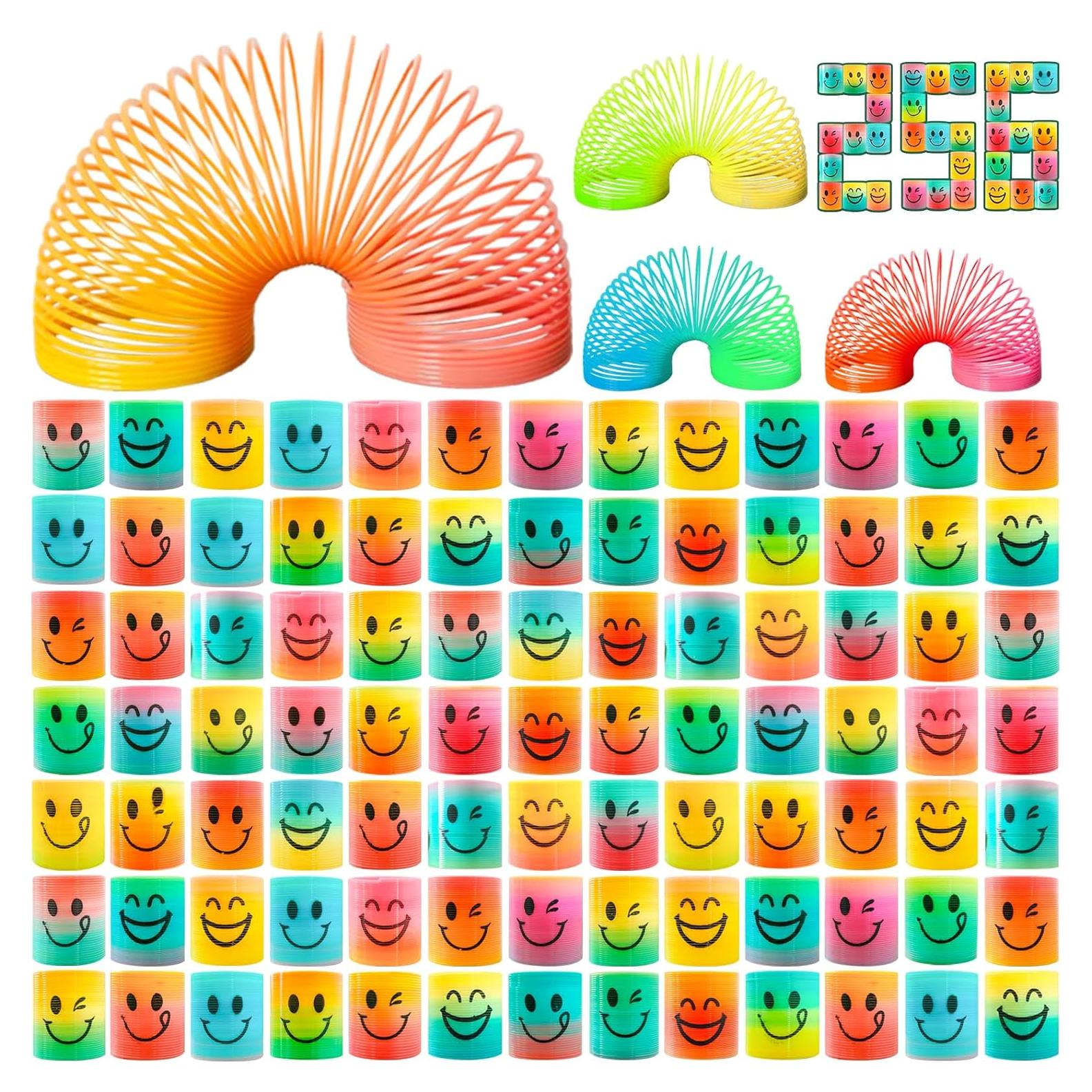 Cocurb 256 Mini Resortes de Colores para Fiestas Infantiles