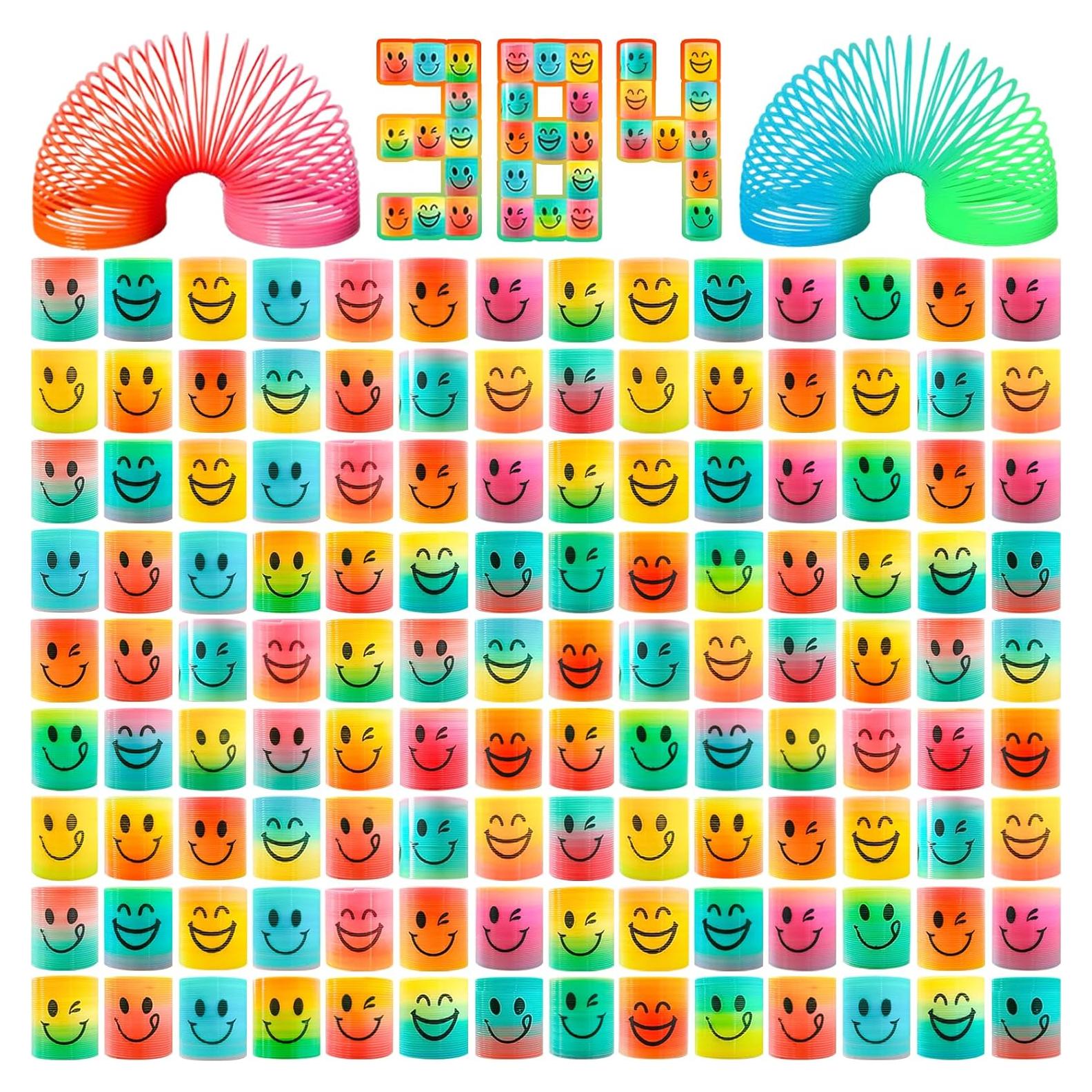 Cocurb 384 Mini Resortes de Colores para Fiestas Infantiles