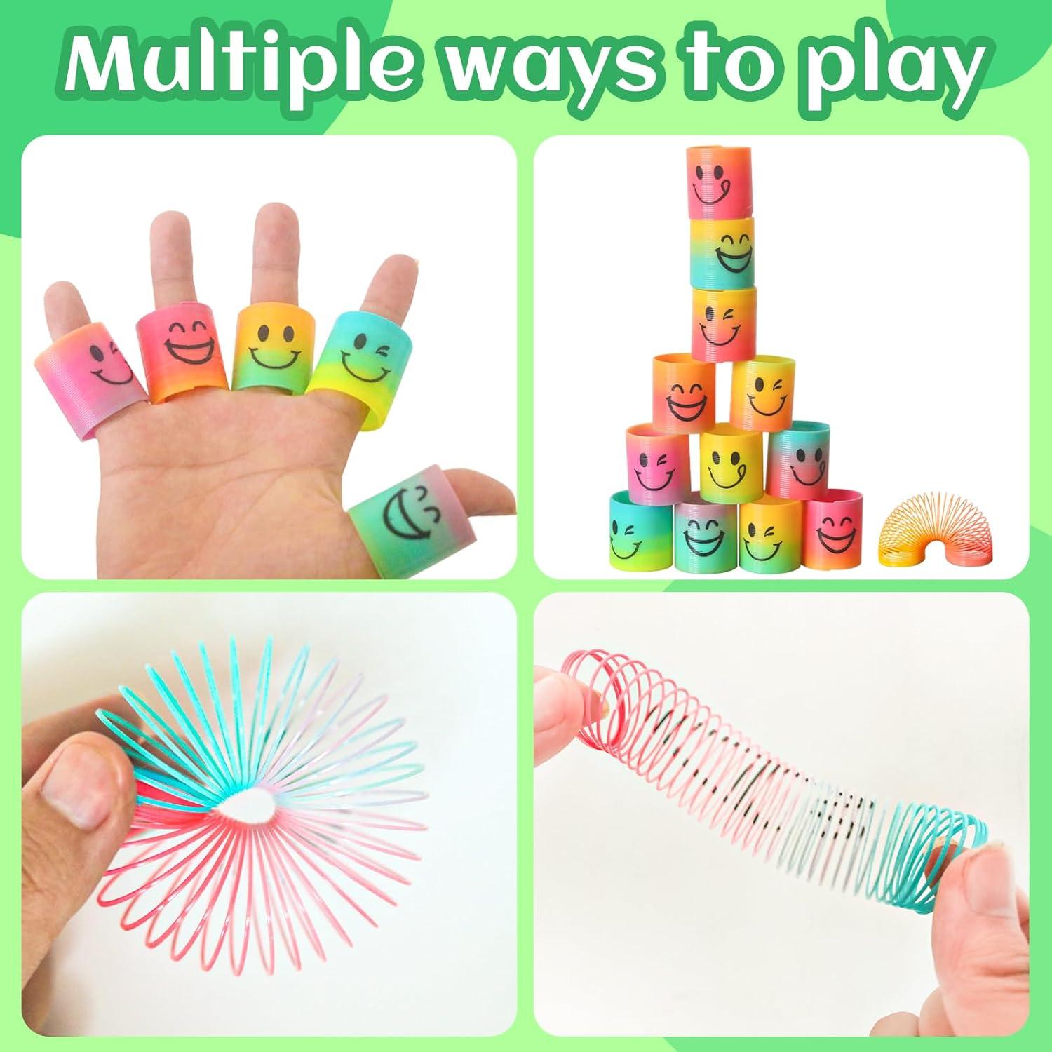 Cocurb 384 Mini Resortes de Colores para Fiestas Infantiles