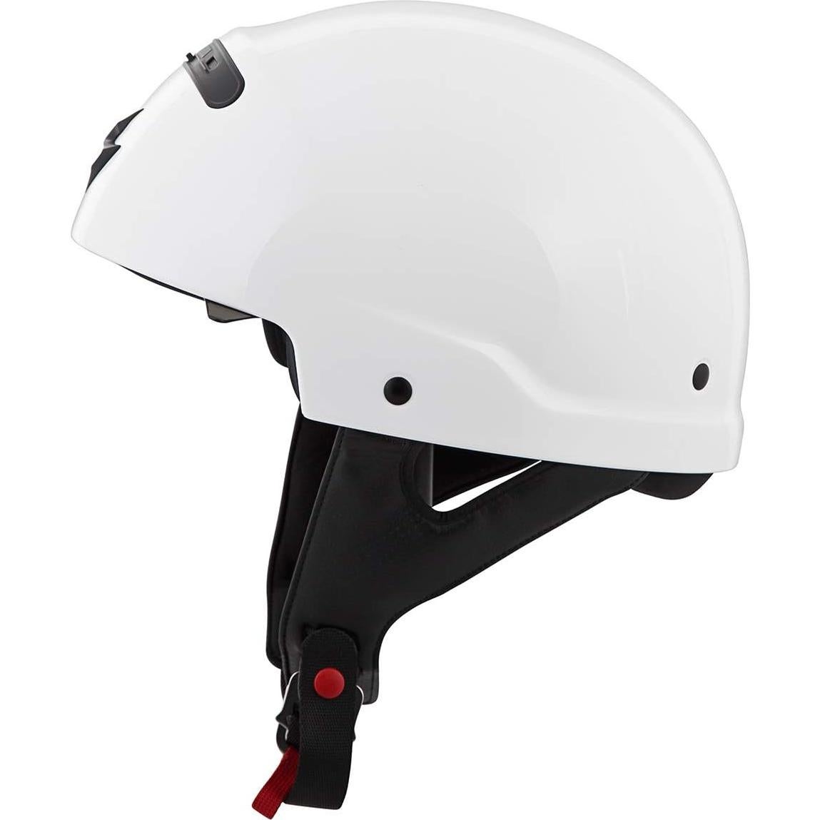 Casco de Motocicleta Scorpion EXO Covert Blanco Brillante X-Pequeño