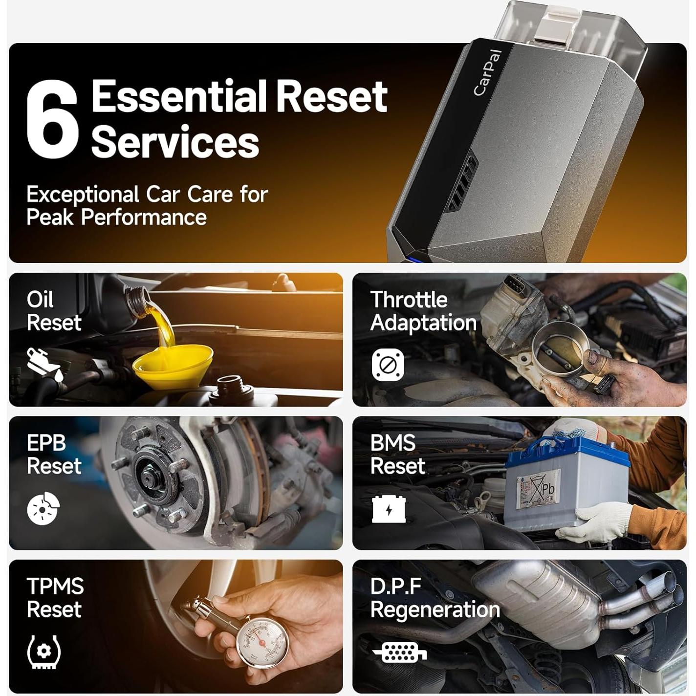 Escáner OBD2 Bluetooth TOPDON CarPal - Diagnóstico Completo