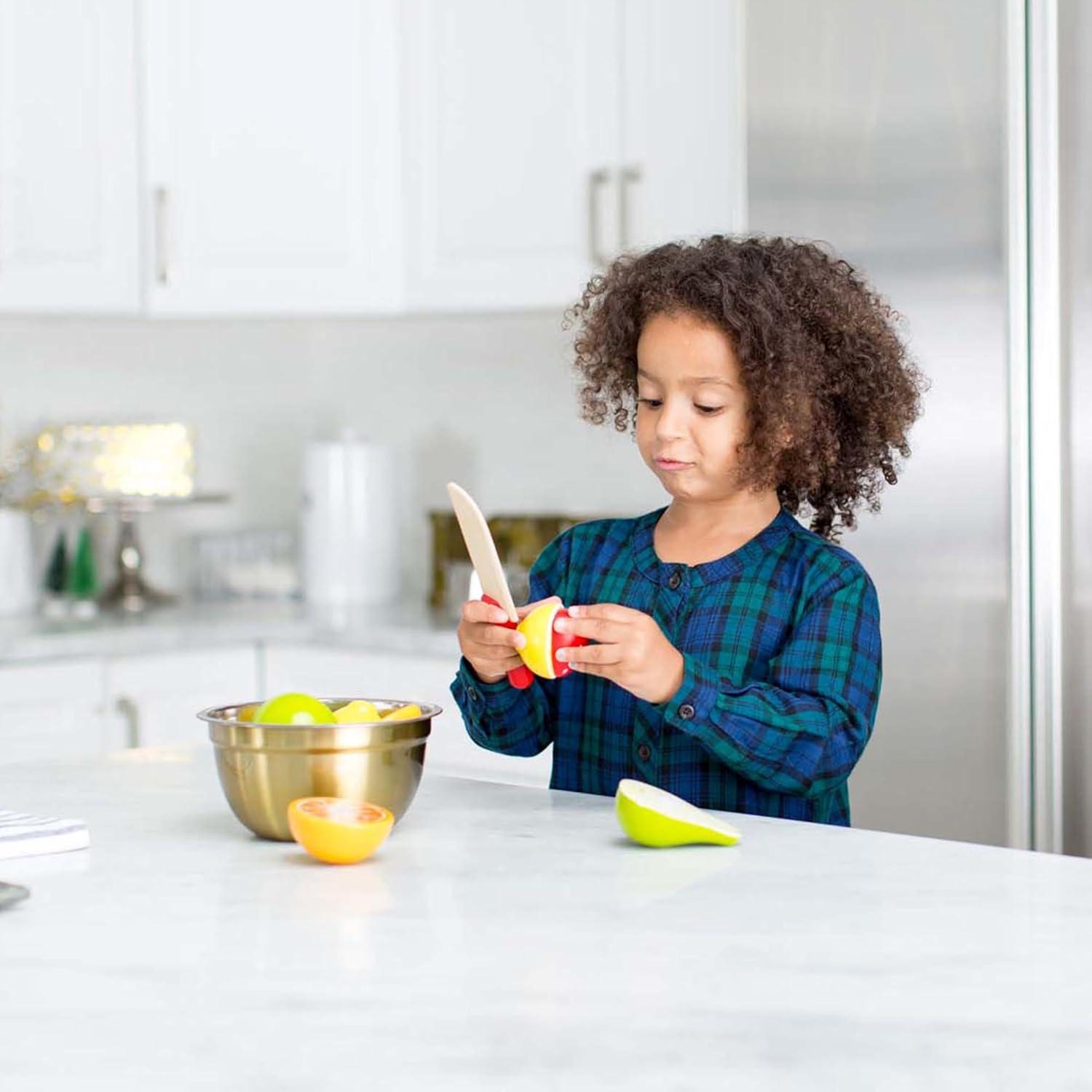 Juego de Frutas para Cortar Melissa & Doug - 17 Piezas de Madera