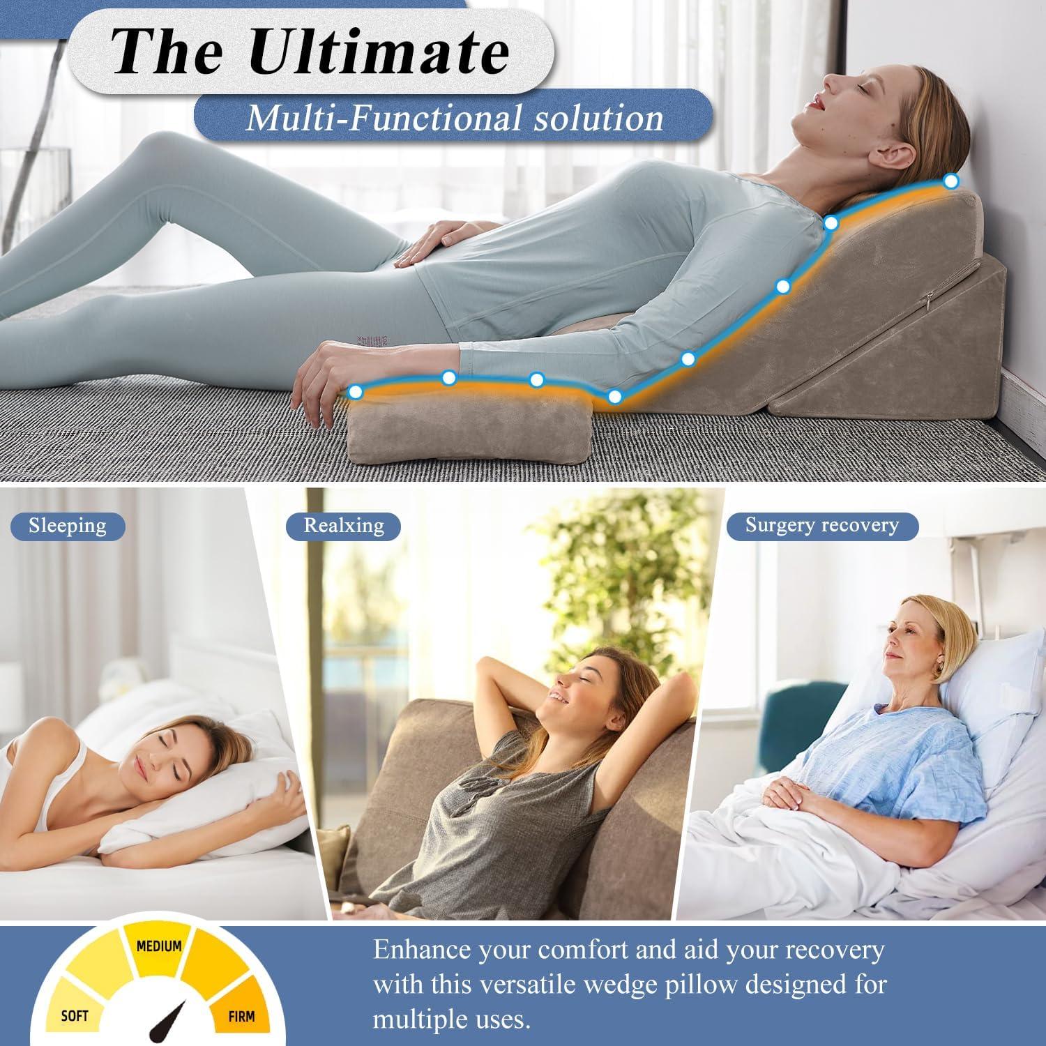 Conjunto de Almohadas en Cuña Axelrod 3 Piezas Espuma Ajustable