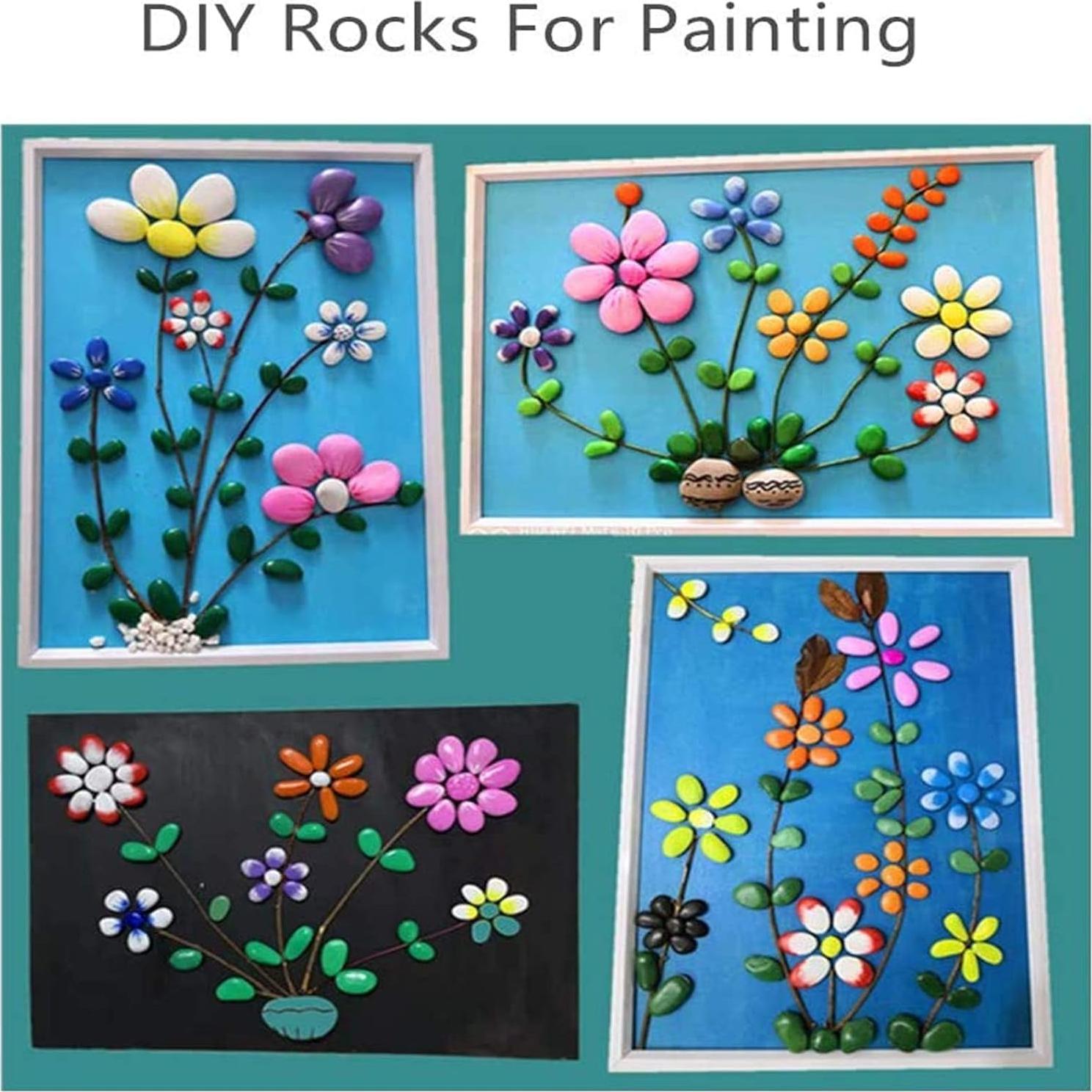 Piedras para Pintar Lifetop 100PCS 2-3 cm Planas y Suaves