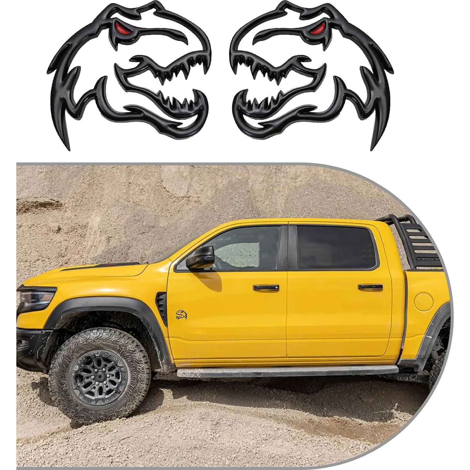 Emblemas metálicos Redeye para Dodge RAM 1500 2500 3500