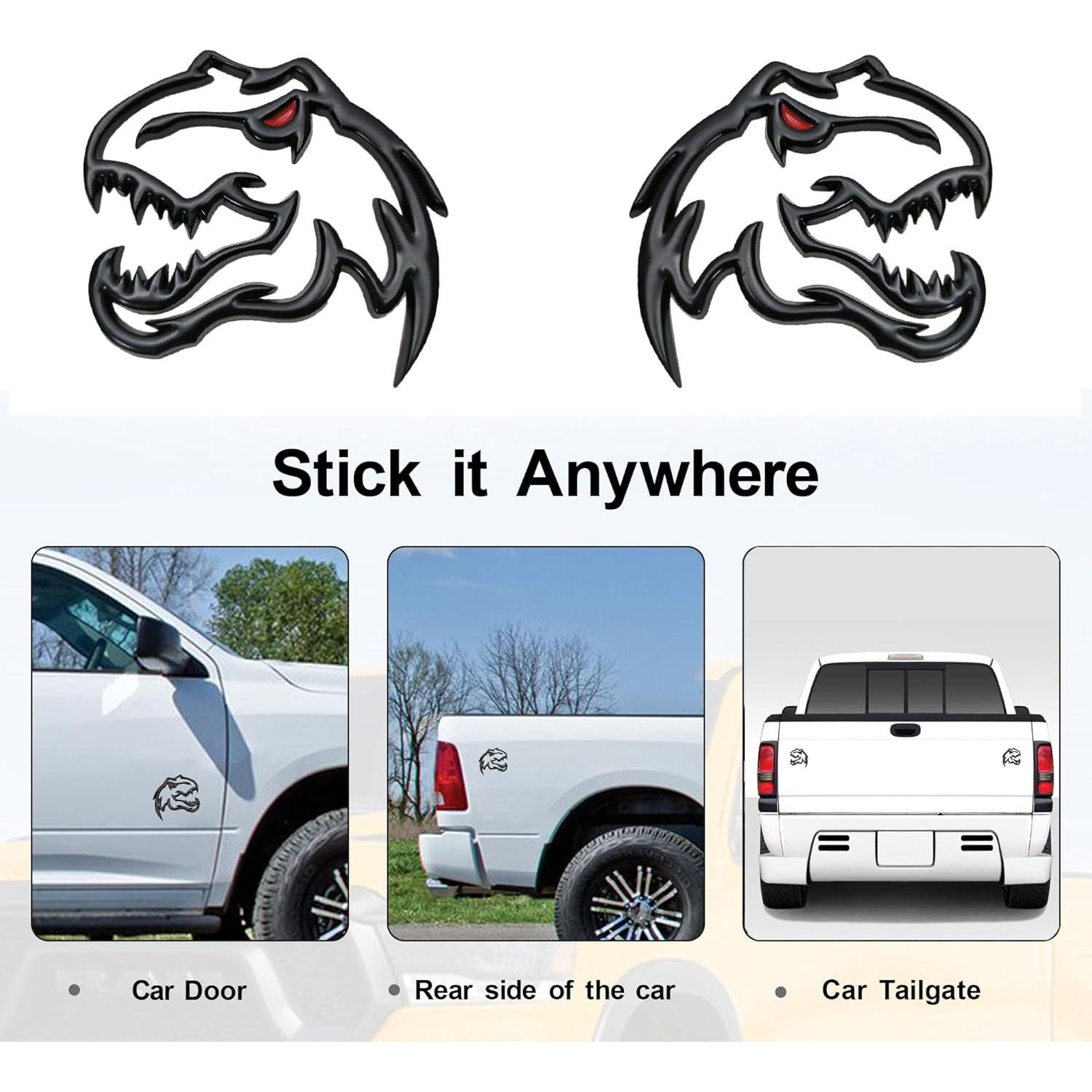 Emblemas metálicos Redeye para Dodge RAM 1500 2500 3500