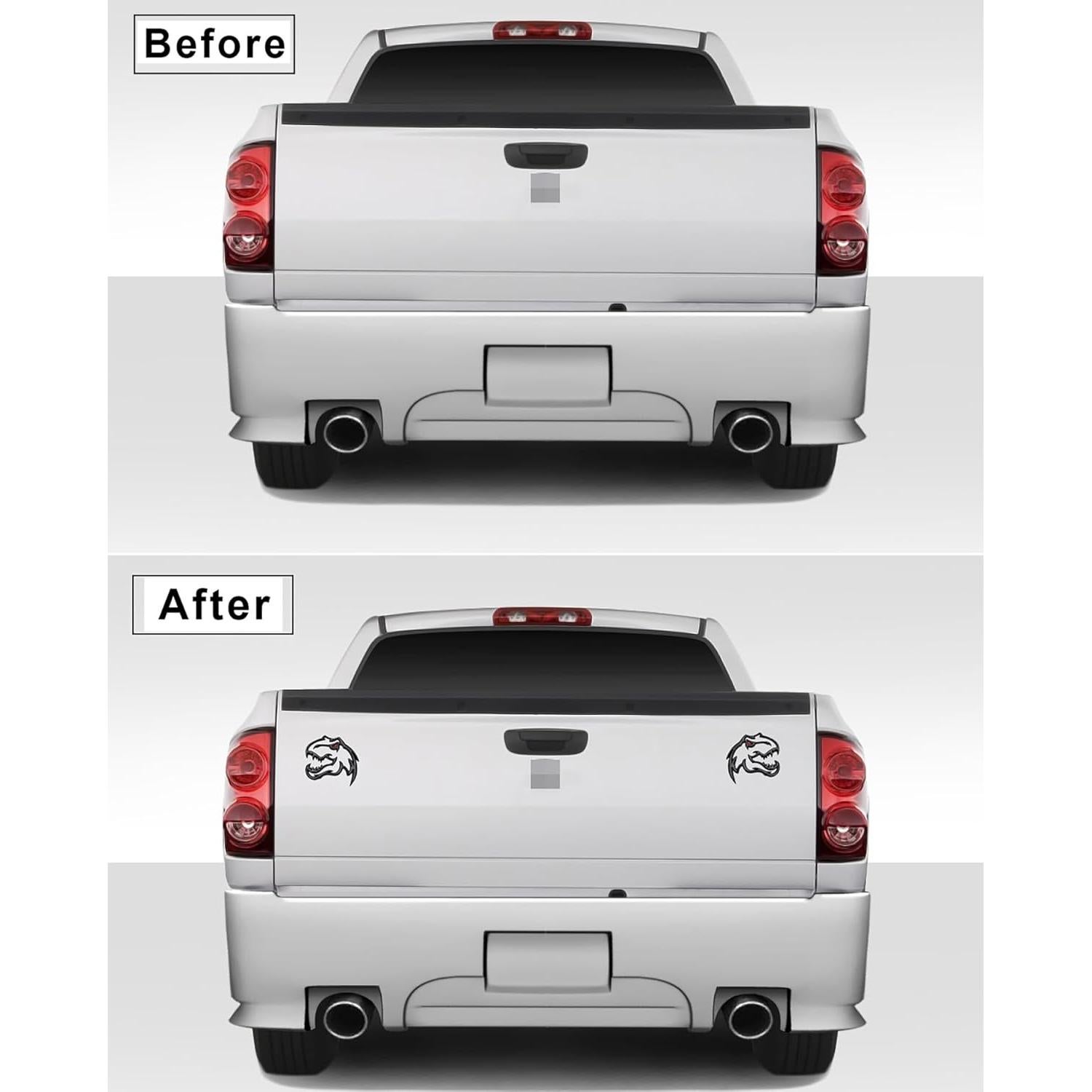 Emblemas metálicos Redeye para Dodge RAM 1500 2500 3500