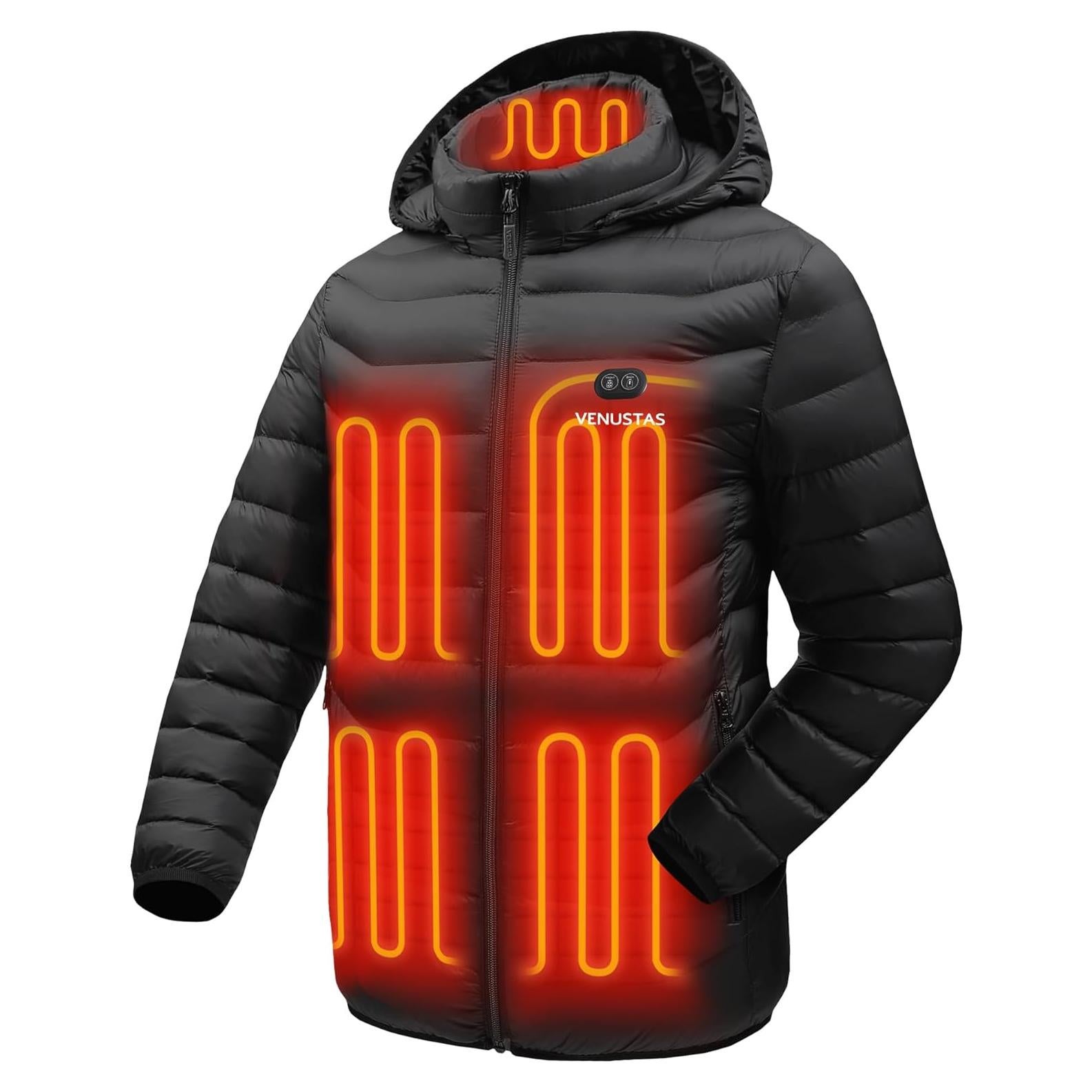 Chaqueta Térmica Unisex Venustas - 6 Zonas de Calor, 13 Horas