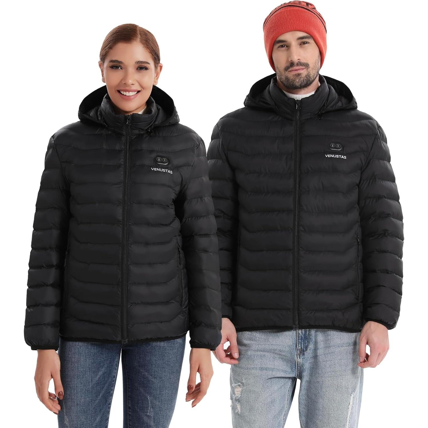 Chaqueta Térmica Unisex Venustas - 6 Zonas de Calor, 13 Horas