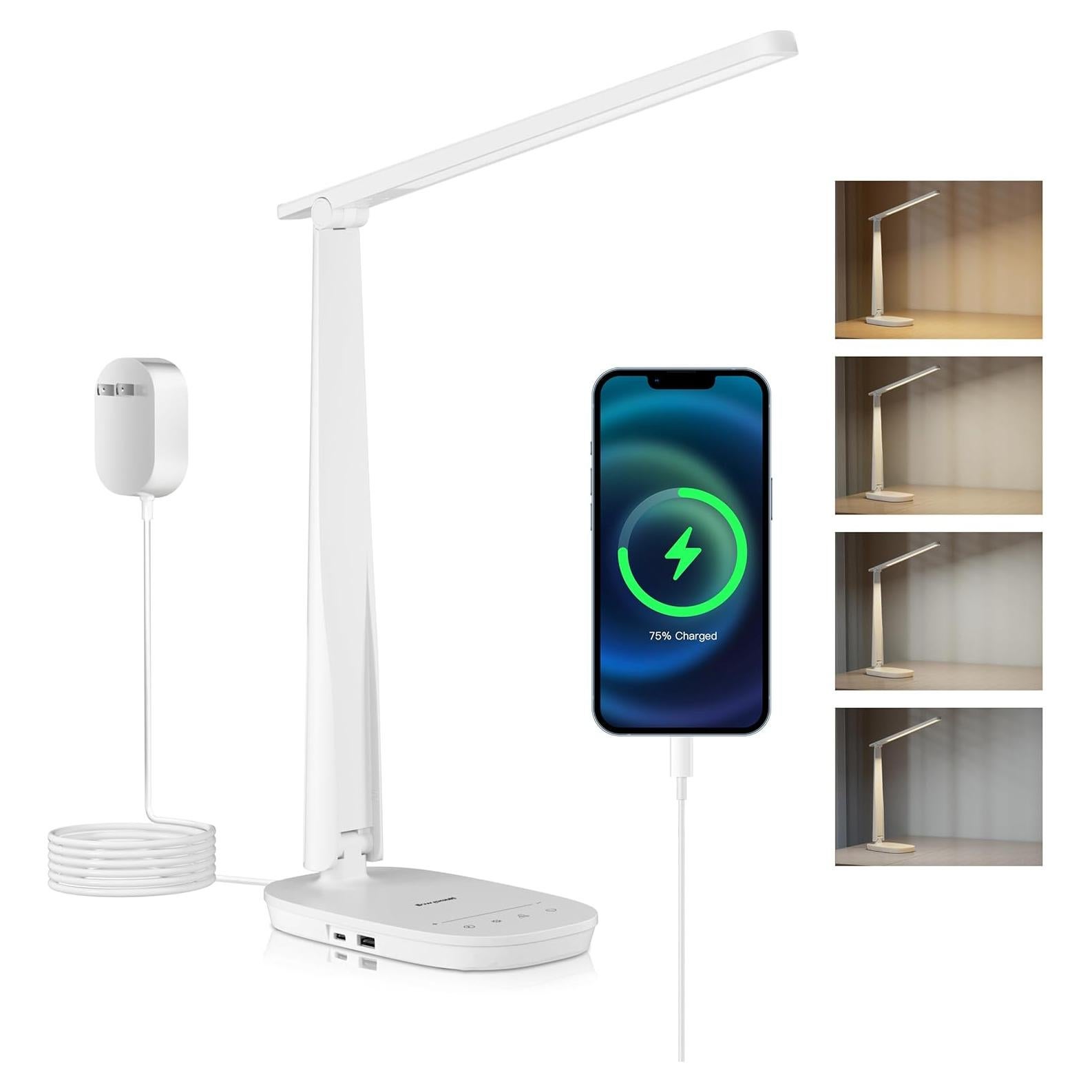 Lámpara de Escritorio LED Honeywell HWT-H2 Blanca USB