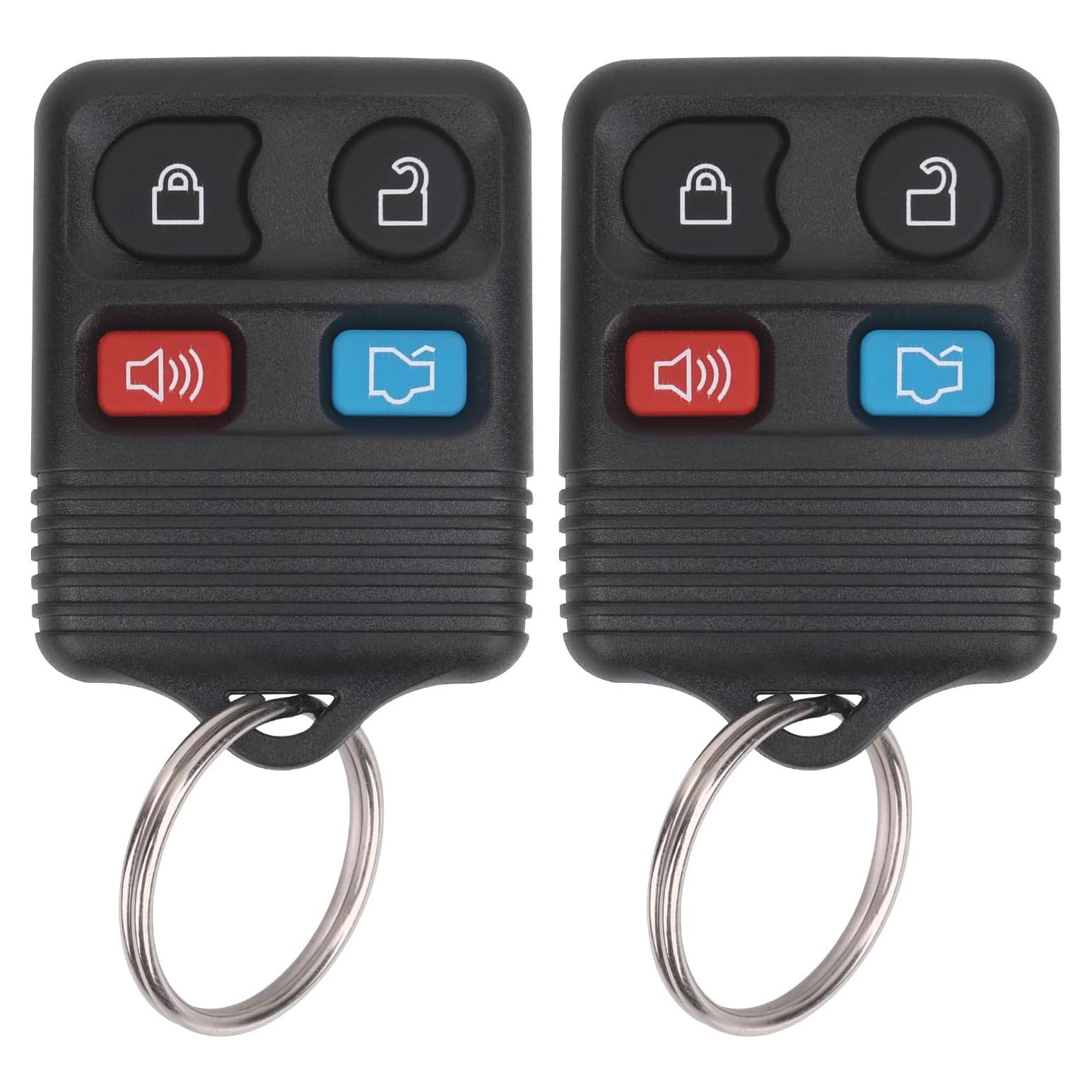 Llave remota Ford Vurkcy CWTWB1U345 4 botones (paquete de 2)