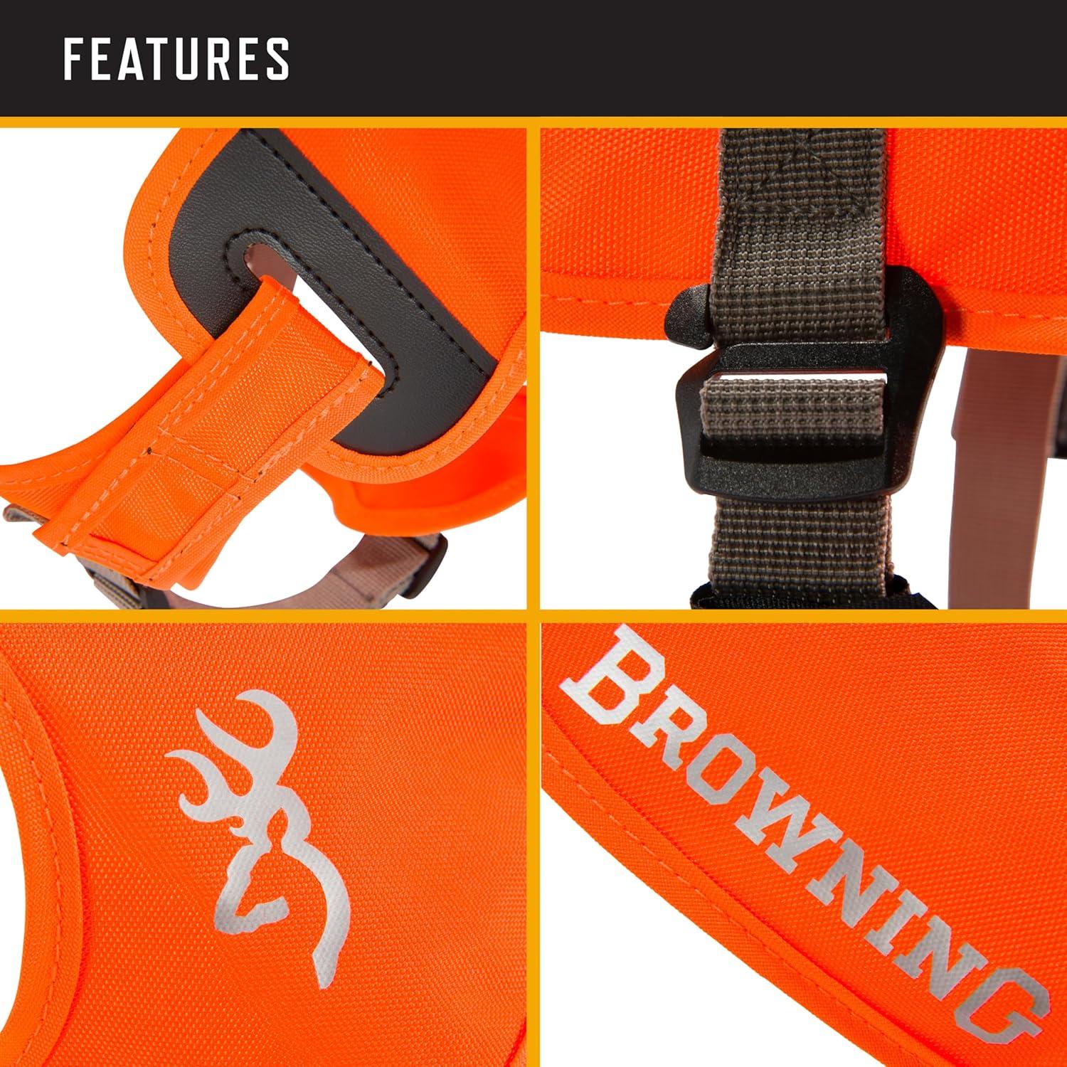 Chaleco de Seguridad para Perros Browning Grande Naranja