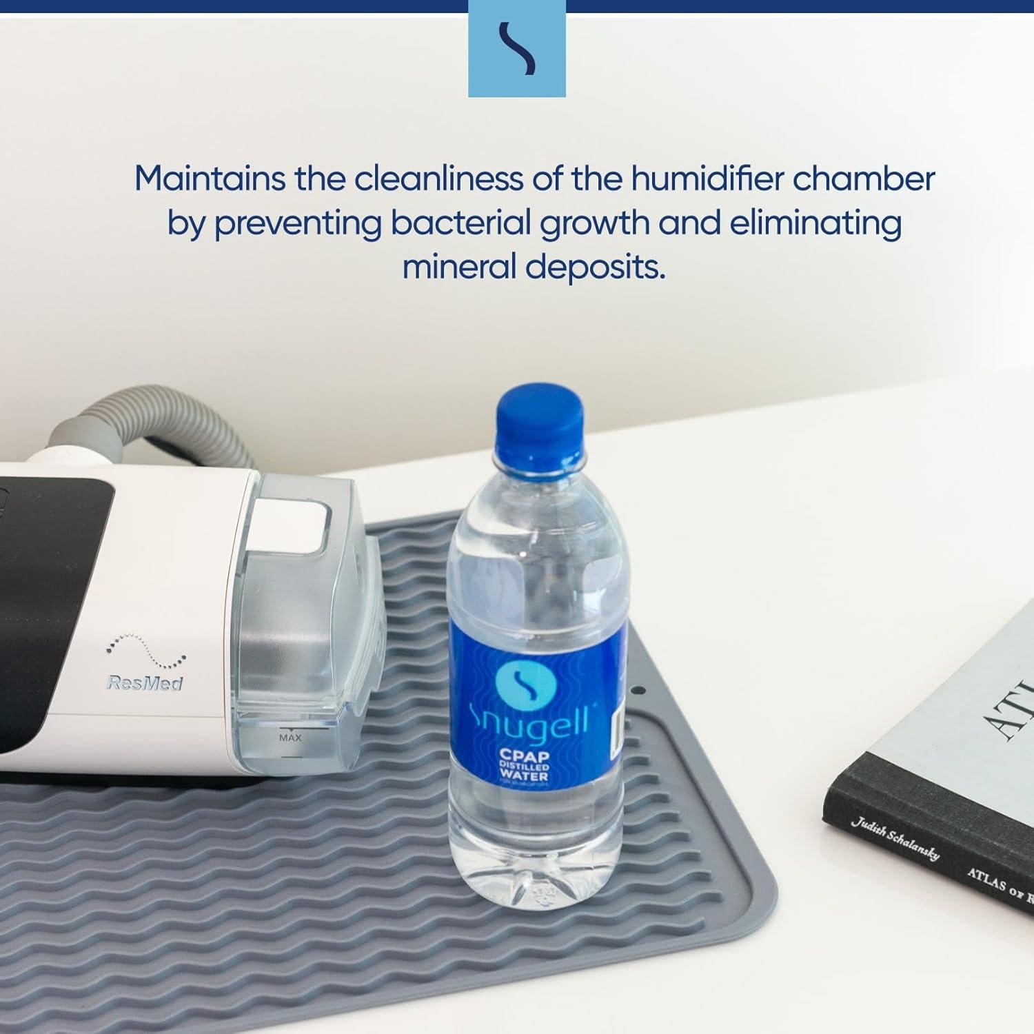 Agua Destilada Snugell para CPAP - 6 Botellas de 500 ml