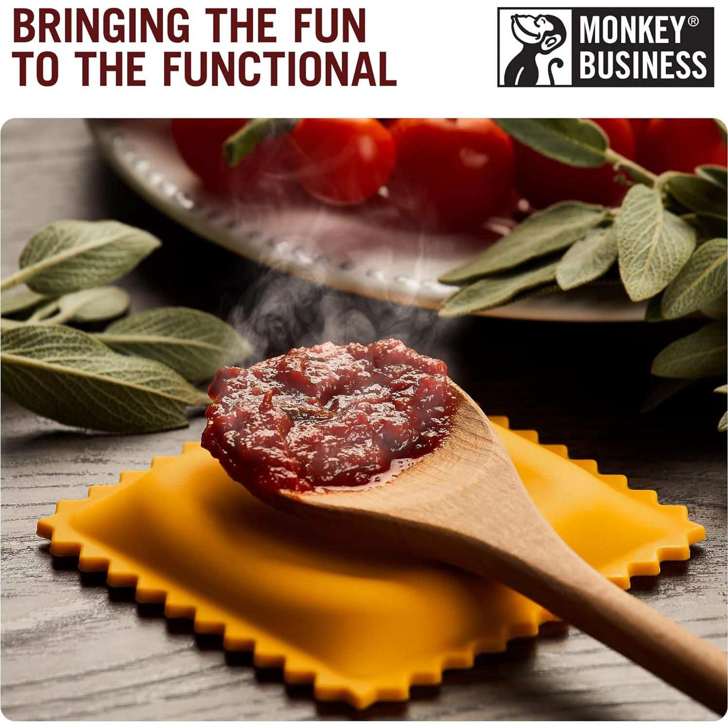 Soporte para cuchara ravioli Monkey Business - Paquete de 3