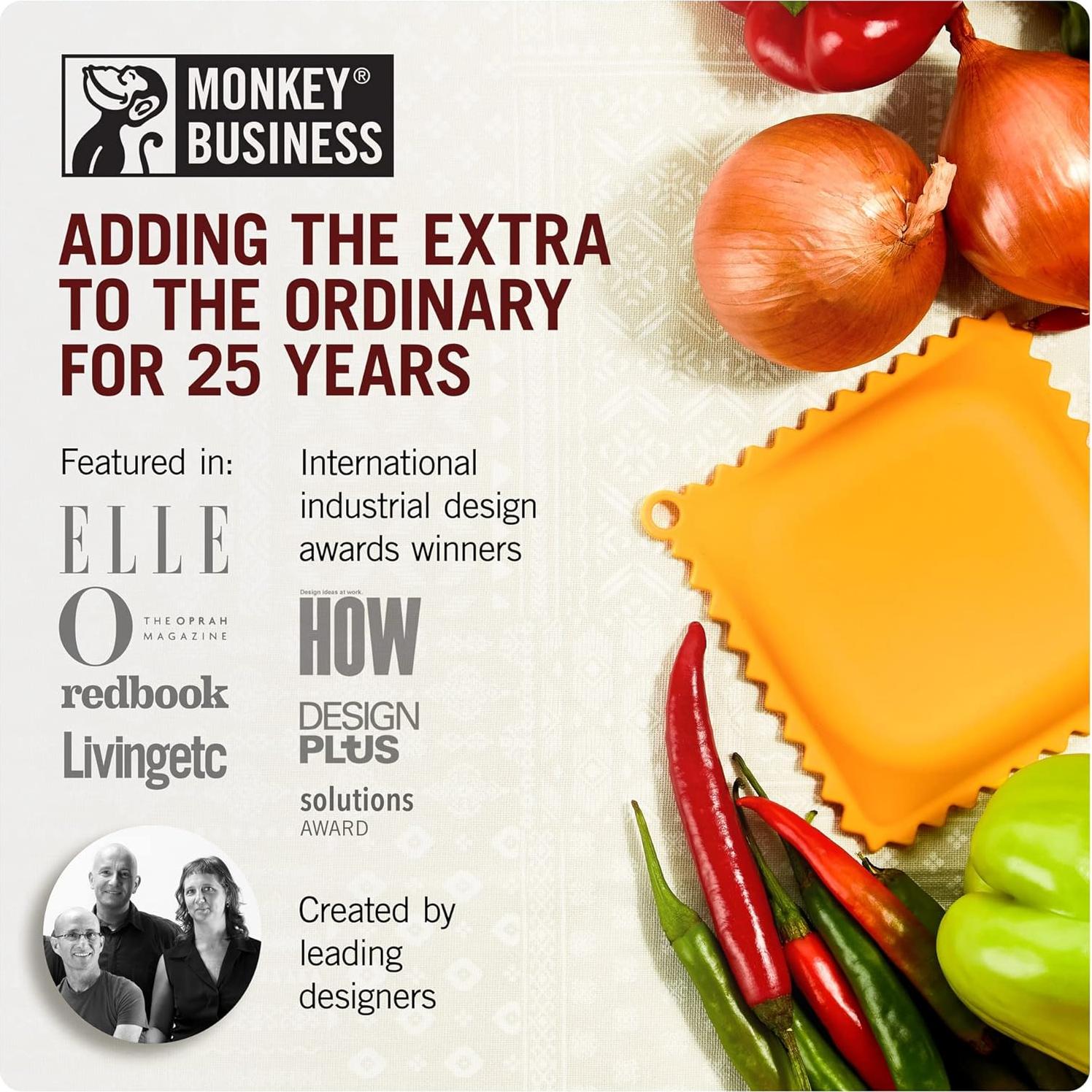 Soporte para cuchara ravioli Monkey Business - Paquete de 3