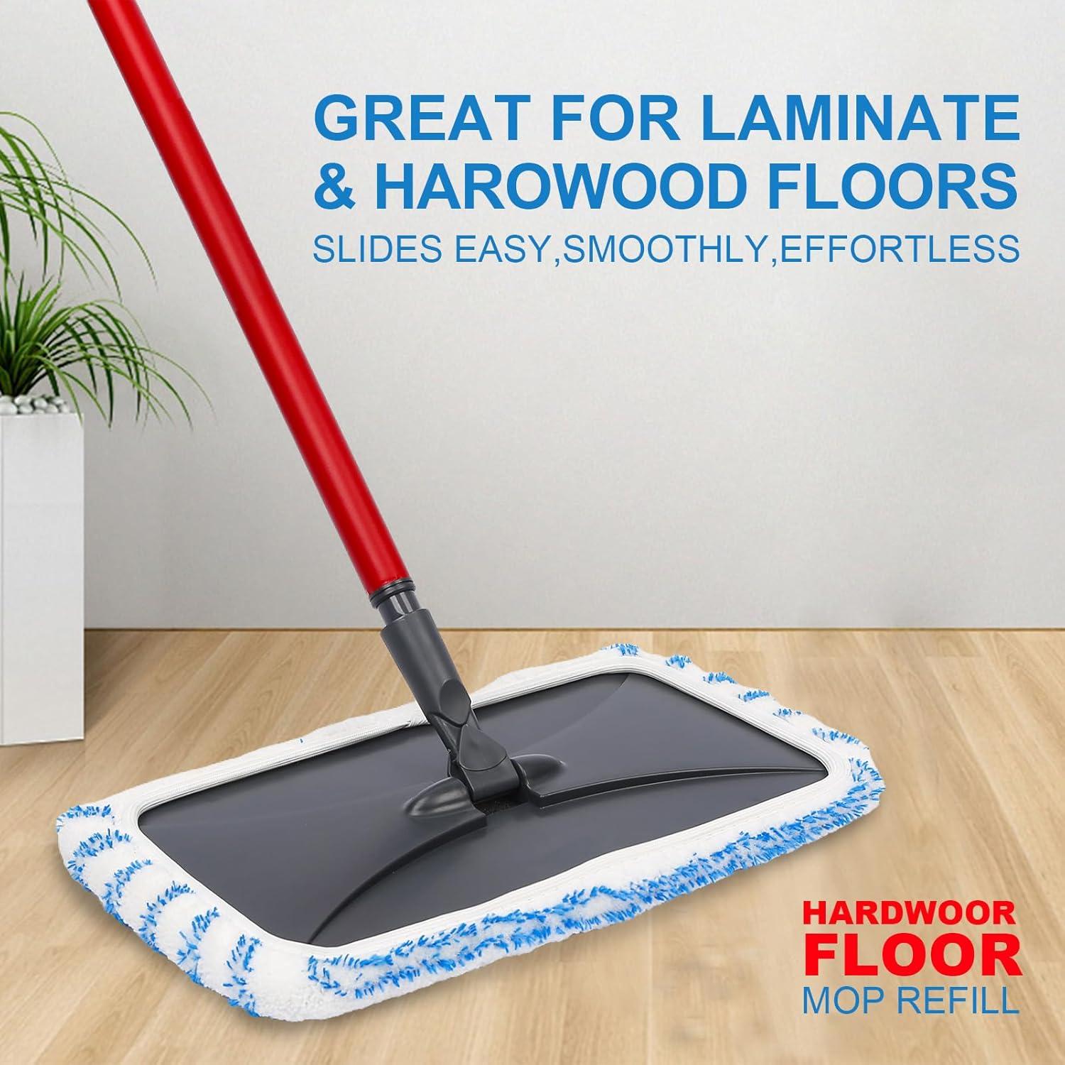 Juego de 2 Almohadillas de Fregona Reutilizables kCarpoly 38x20 cm