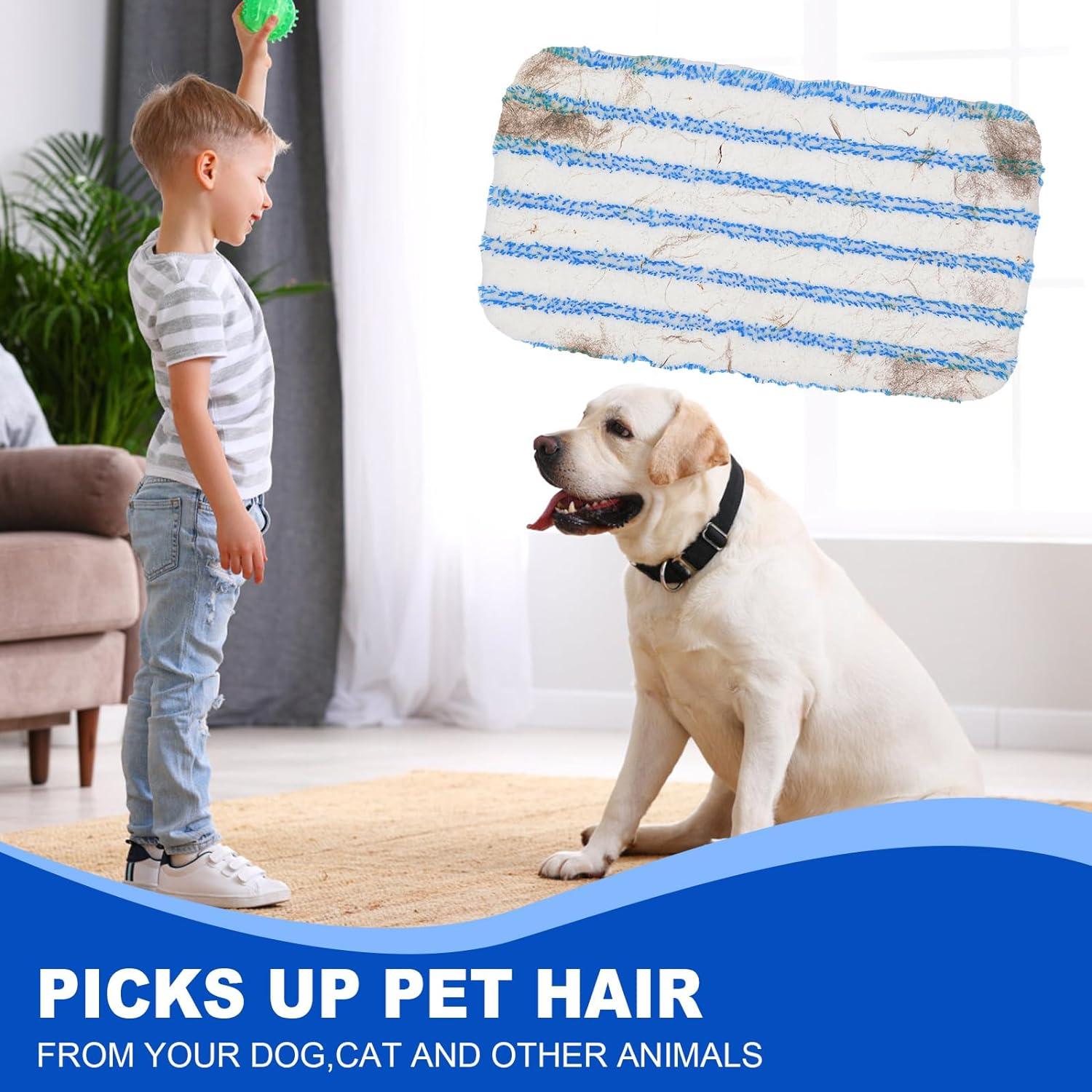 Juego de 2 Almohadillas de Fregona Reutilizables kCarpoly 38x20 cm