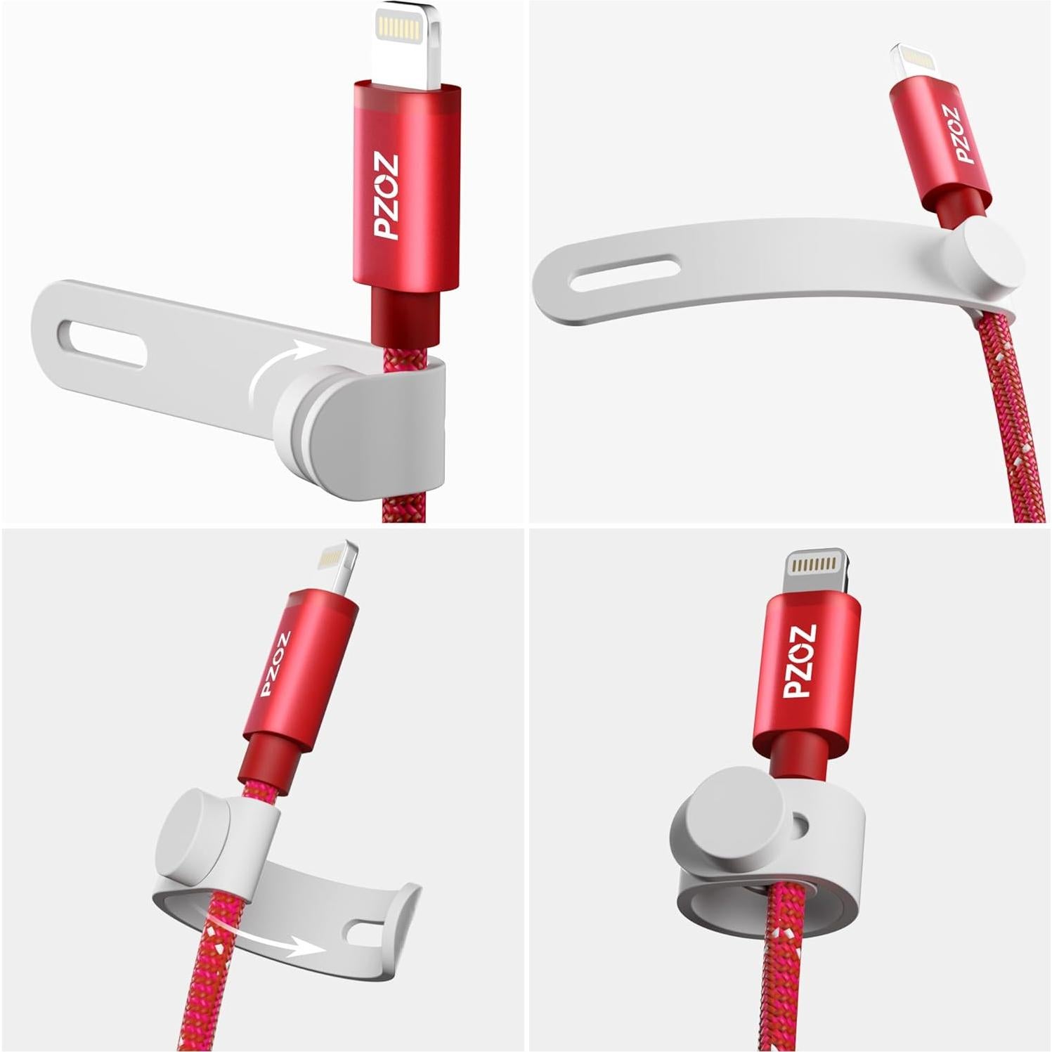 Bridas Magnéticas Reutilizables PZOZ 5 Pcs Silicona Blanca