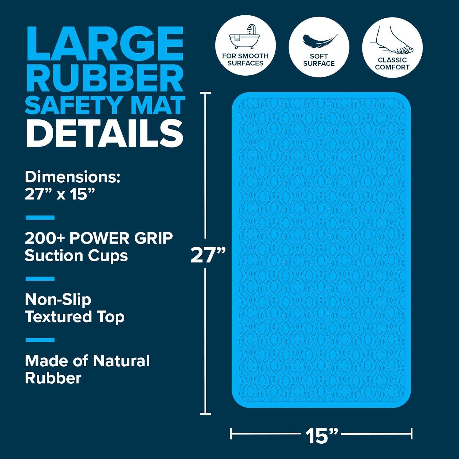 Tapete de Seguridad Antideslizante SlipX Solutions 68.6x38.1cm Gris