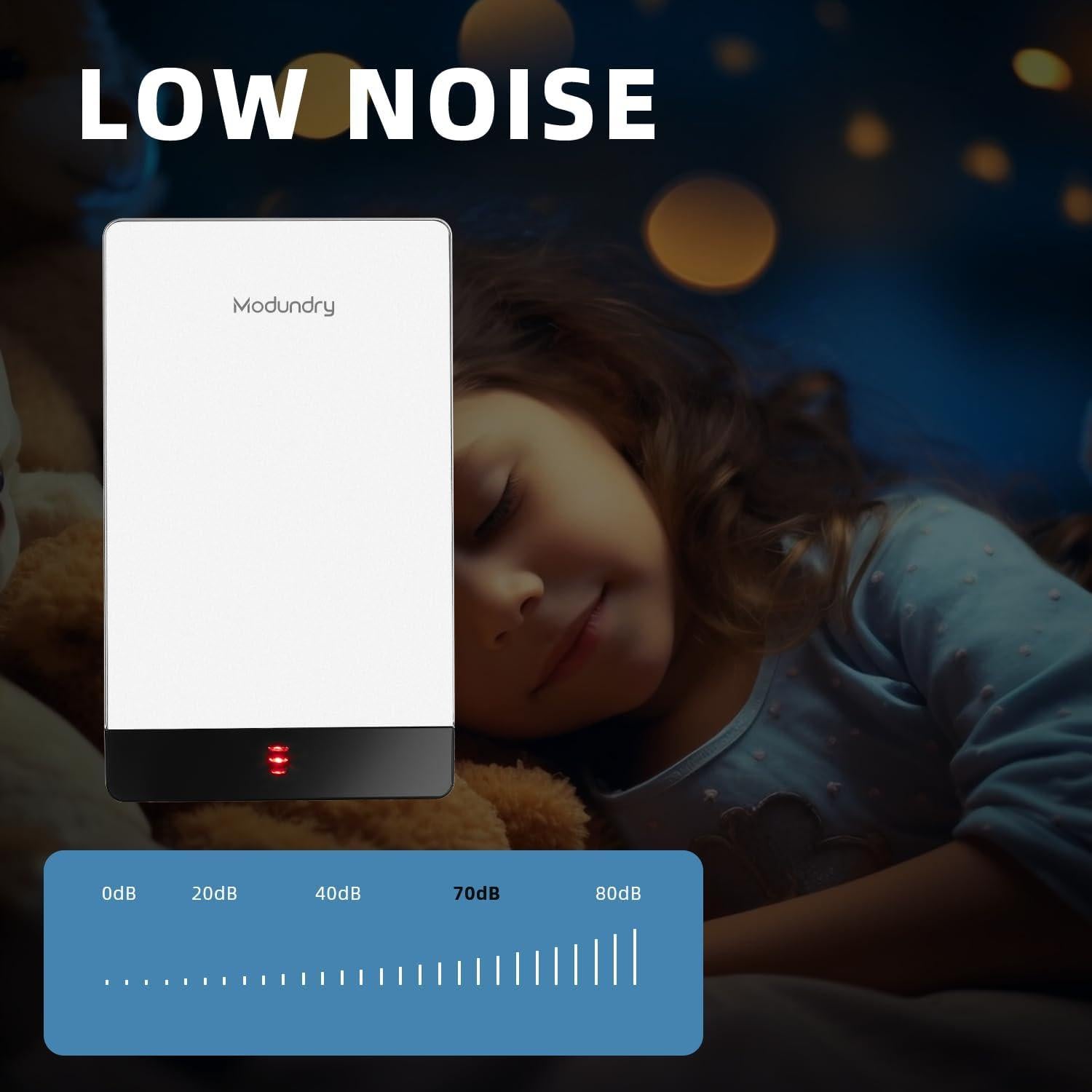 Secador de Manos Automático Modundry Blanco 1000W 80 m/s