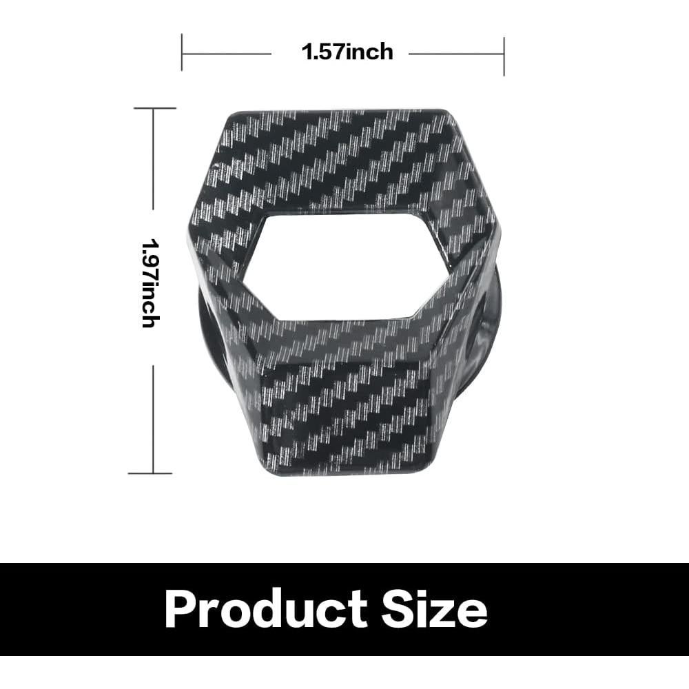 Cubierta Botón Inicio Motor VARGTR Fibra de Carbono Universal