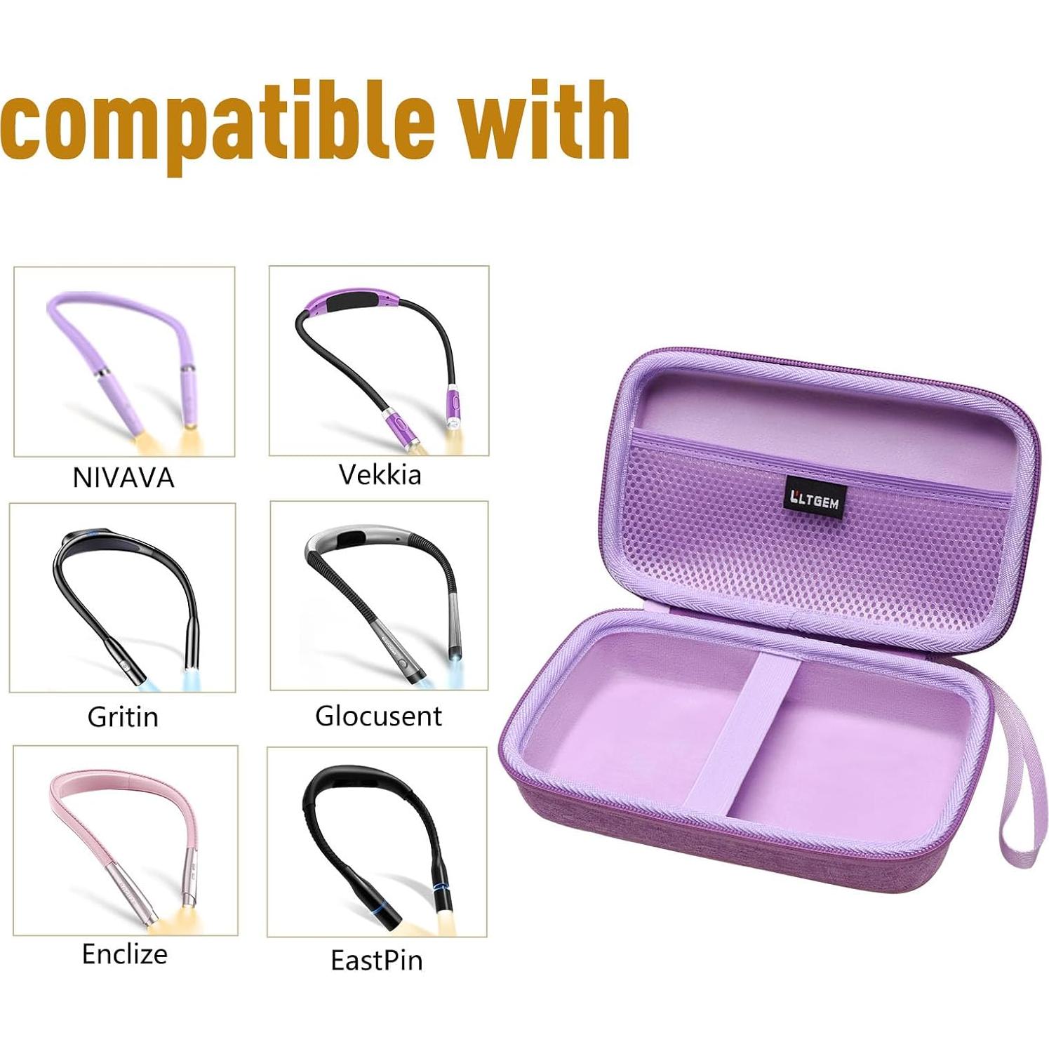 Funda de Luz de Cuello LTGEM Azul Compatible con Glocusent y Más