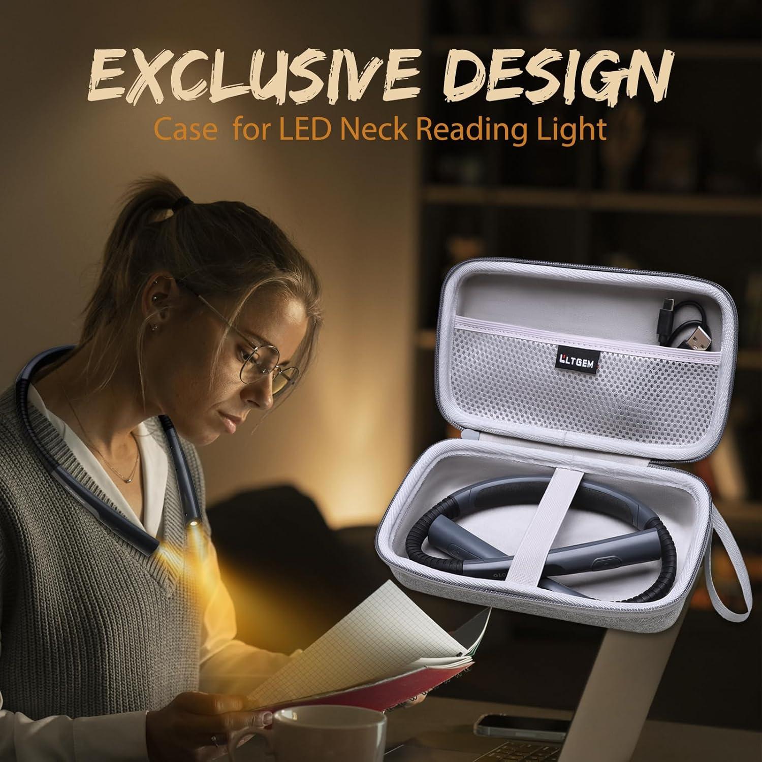 Funda de Luz de Cuello LTGEM Azul Compatible con Glocusent y Más