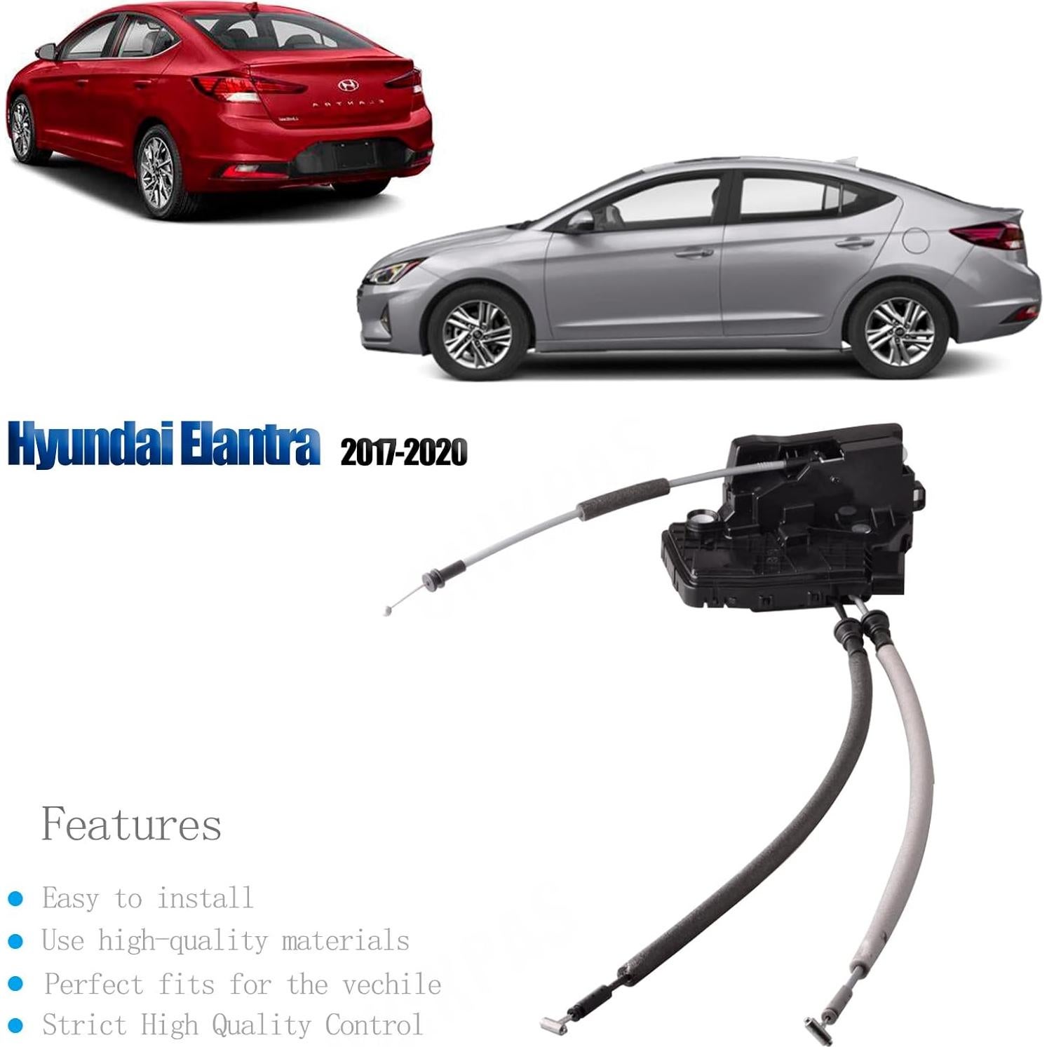 Actuador Cerradura Puerta Delantera Izquierda Hyundai Elantra 2017-20