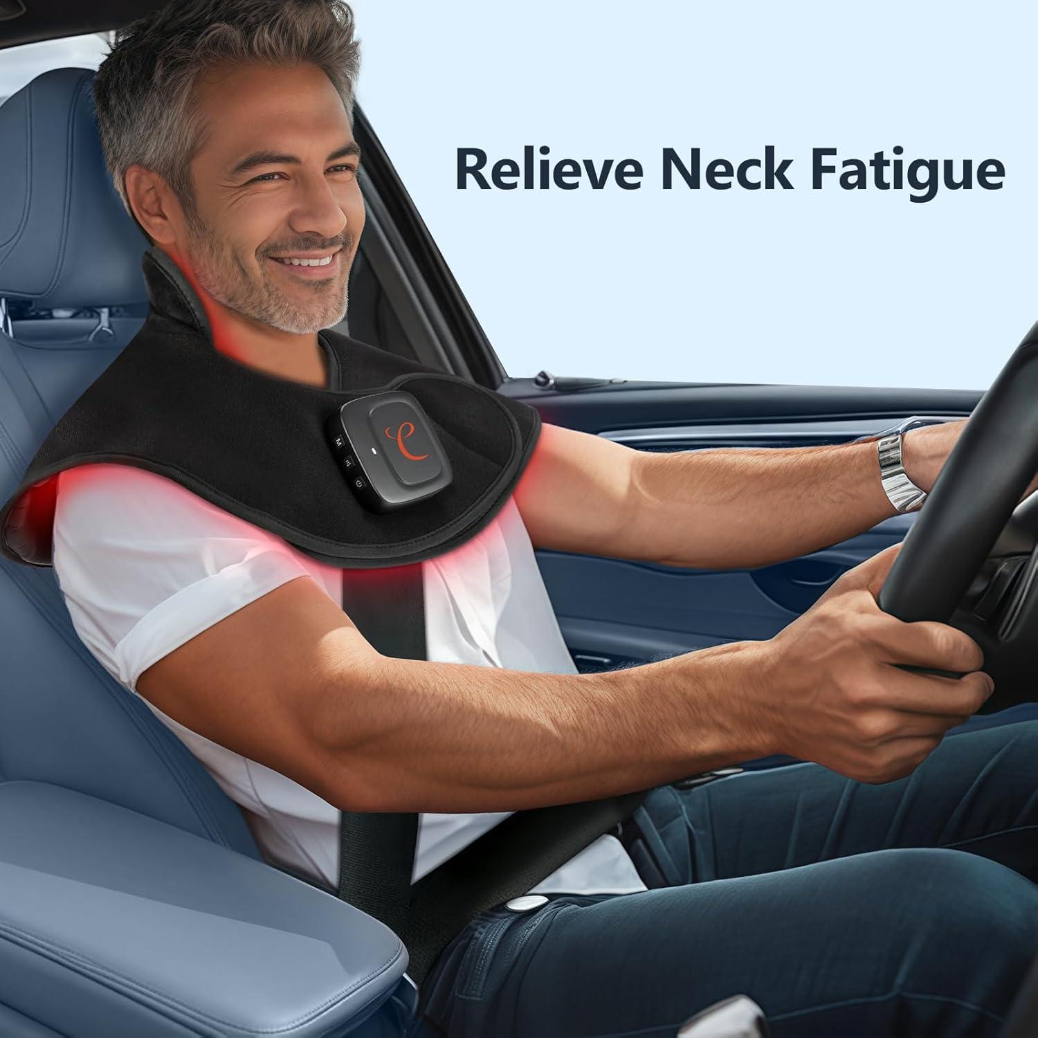 Almohadilla de Luz Roja Inalámbrica Comfytemp 19W para Cuello