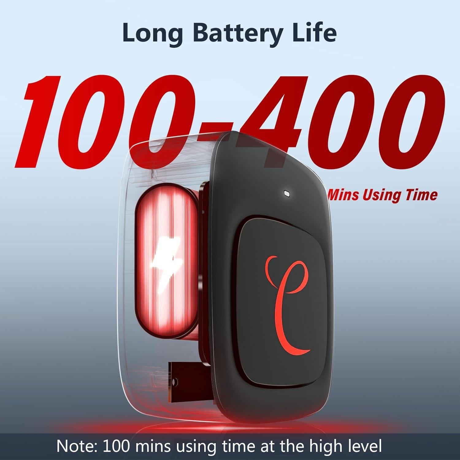 Almohadilla de Luz Roja Inalámbrica Comfytemp 19W para Cuello