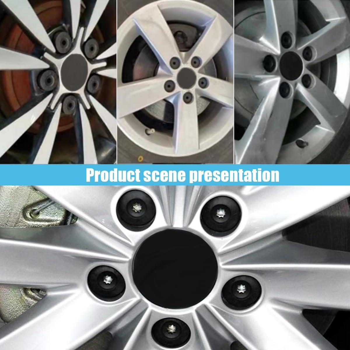 20 Cubiertas de Tuercas de Rueda JOYCOURT 17mm con Herramienta