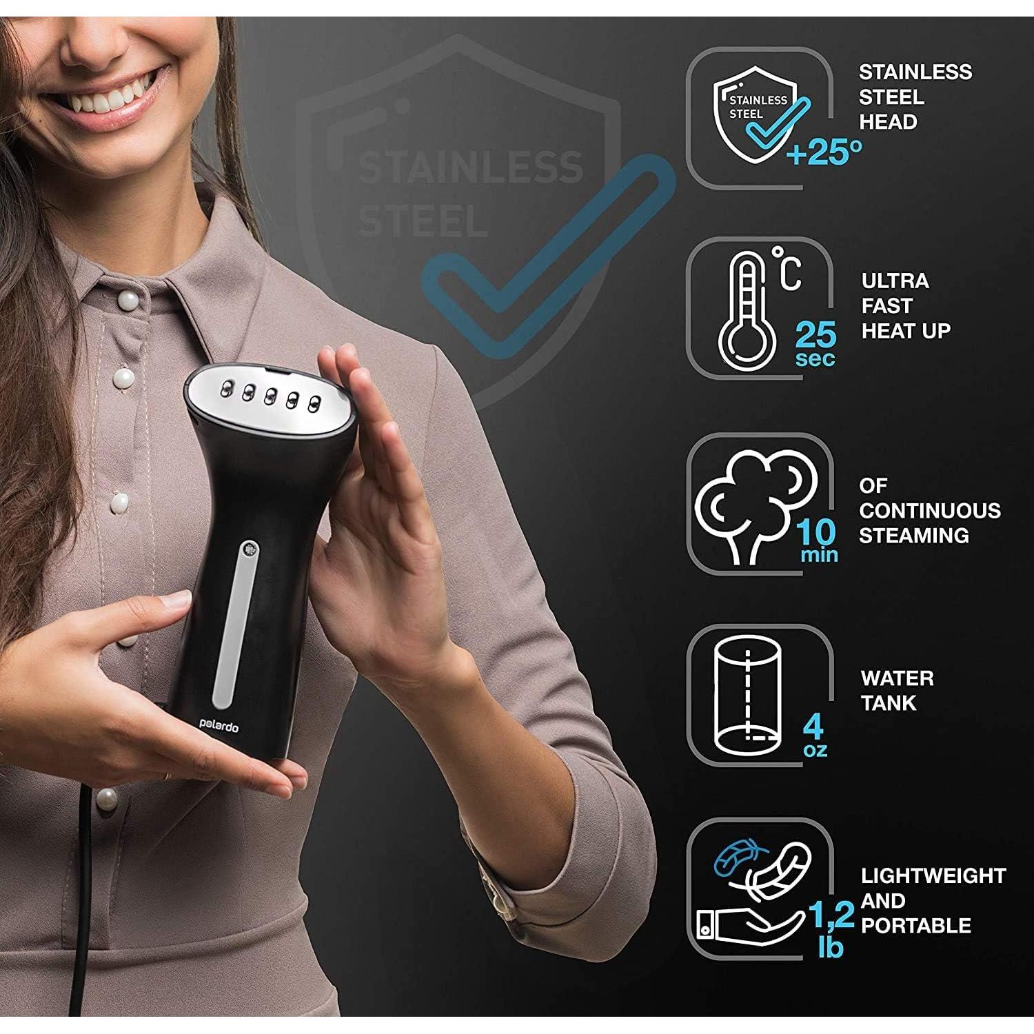 Plancha de Viaje Compacta Polardo SCP-01 900W 120V Negra