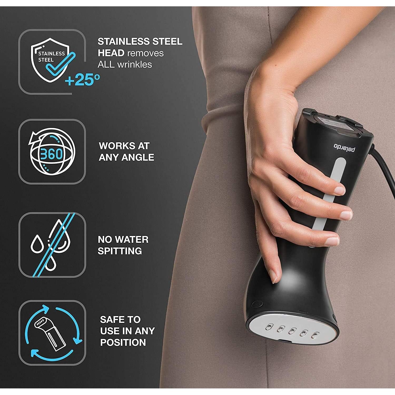 Plancha de Viaje Compacta Polardo SCP-01 900W 120V Negra