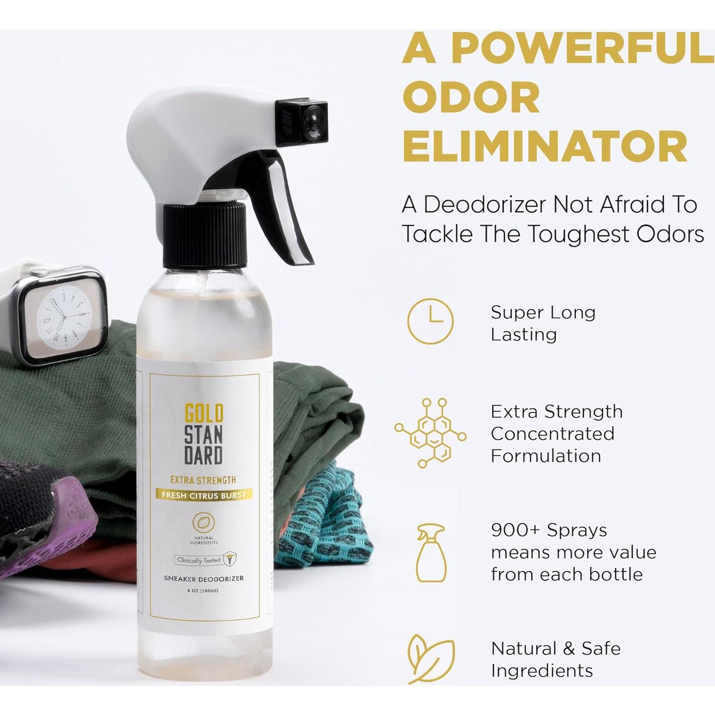 Desodorante Natural para Zapatos Gold Standard 170 ml Cítrico