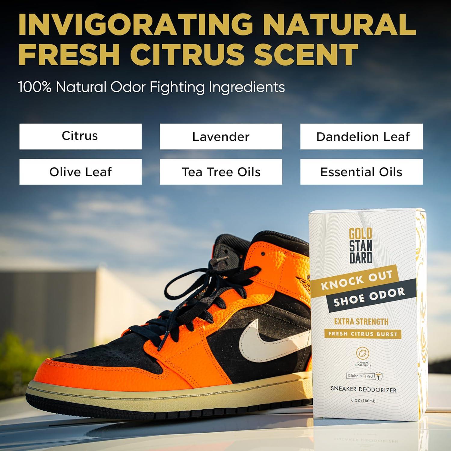 Desodorante Natural para Zapatos Gold Standard 170 ml Cítrico