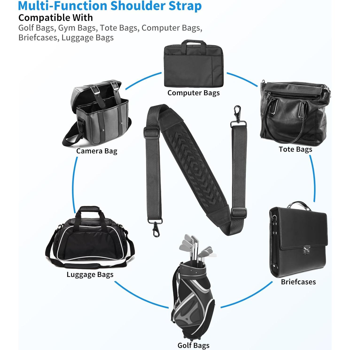 Correa de Hombro FIEIL Ajustable con Almohadilla 3D 147 cm