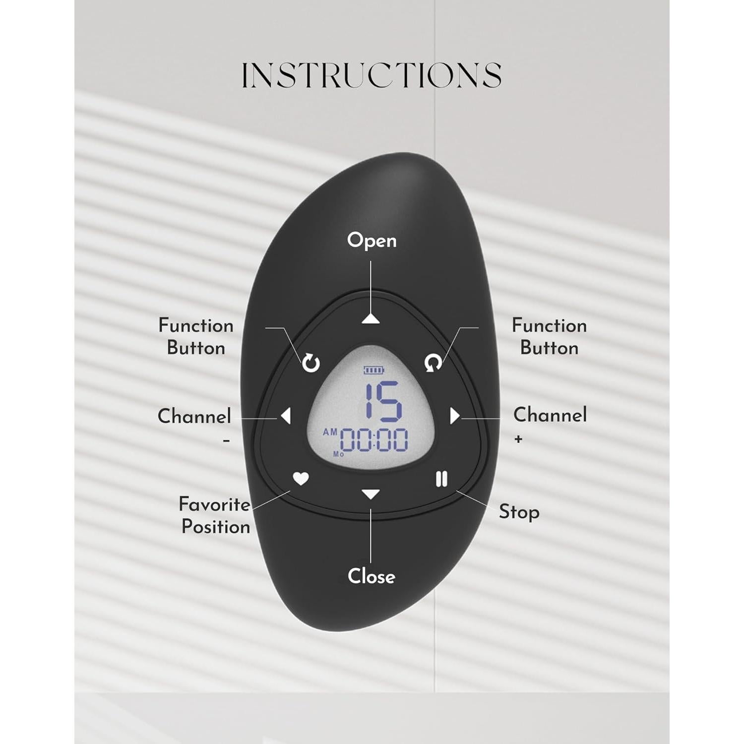 Control Remoto Graywind para Persianas Inteligentes 15 Canales