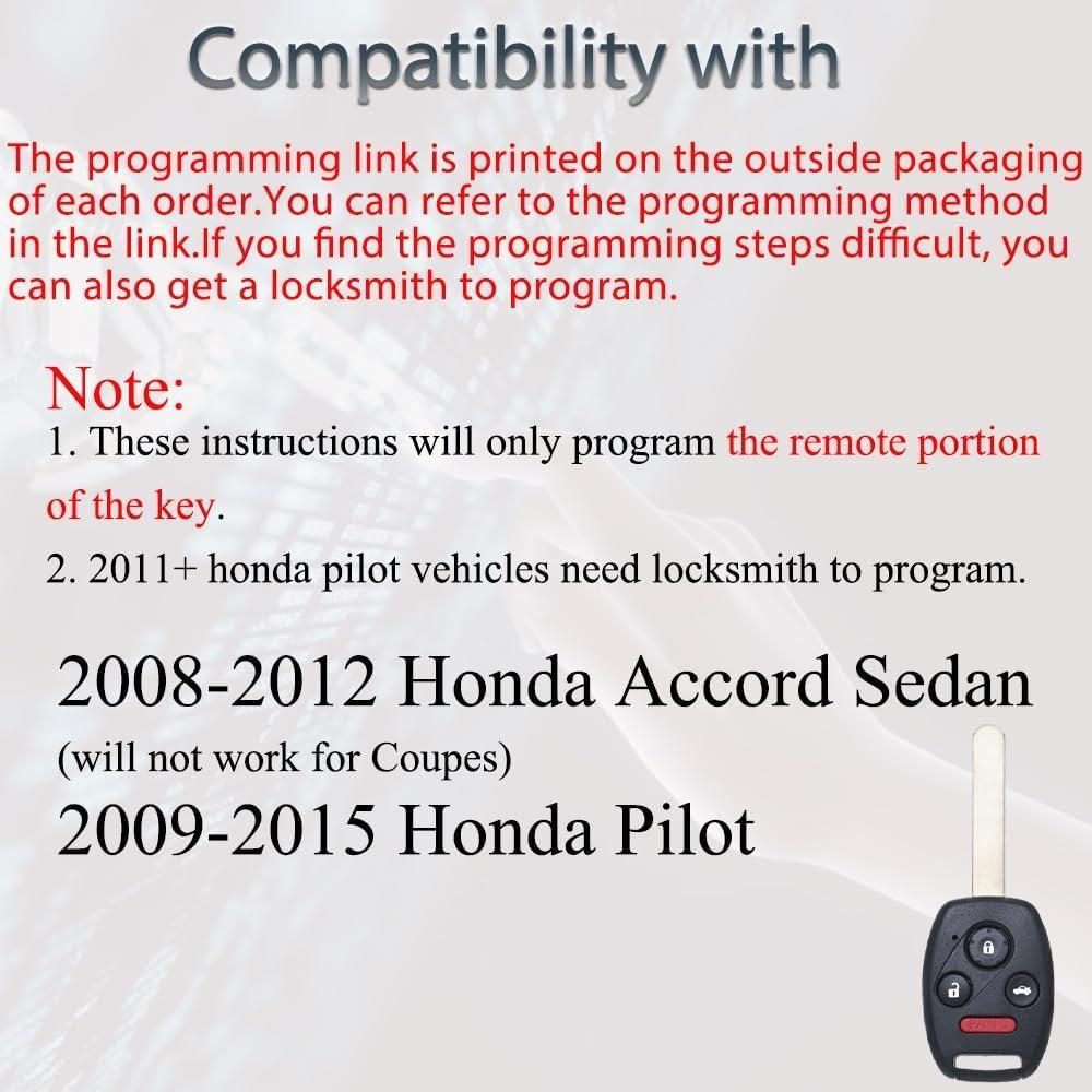 Llave de control remoto SUPALAND para Honda Accord 2008-2012